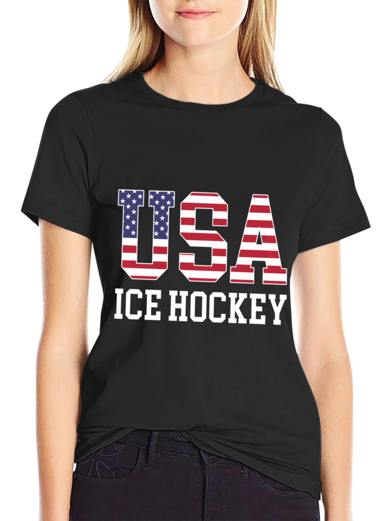 USA Ice Hockey Graphic T-Shirt