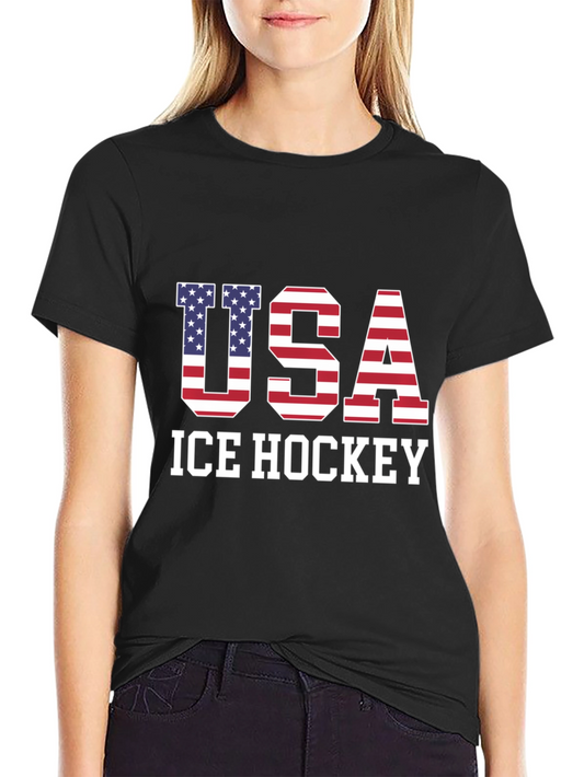 USA Ice Hockey Graphic T-Shirt