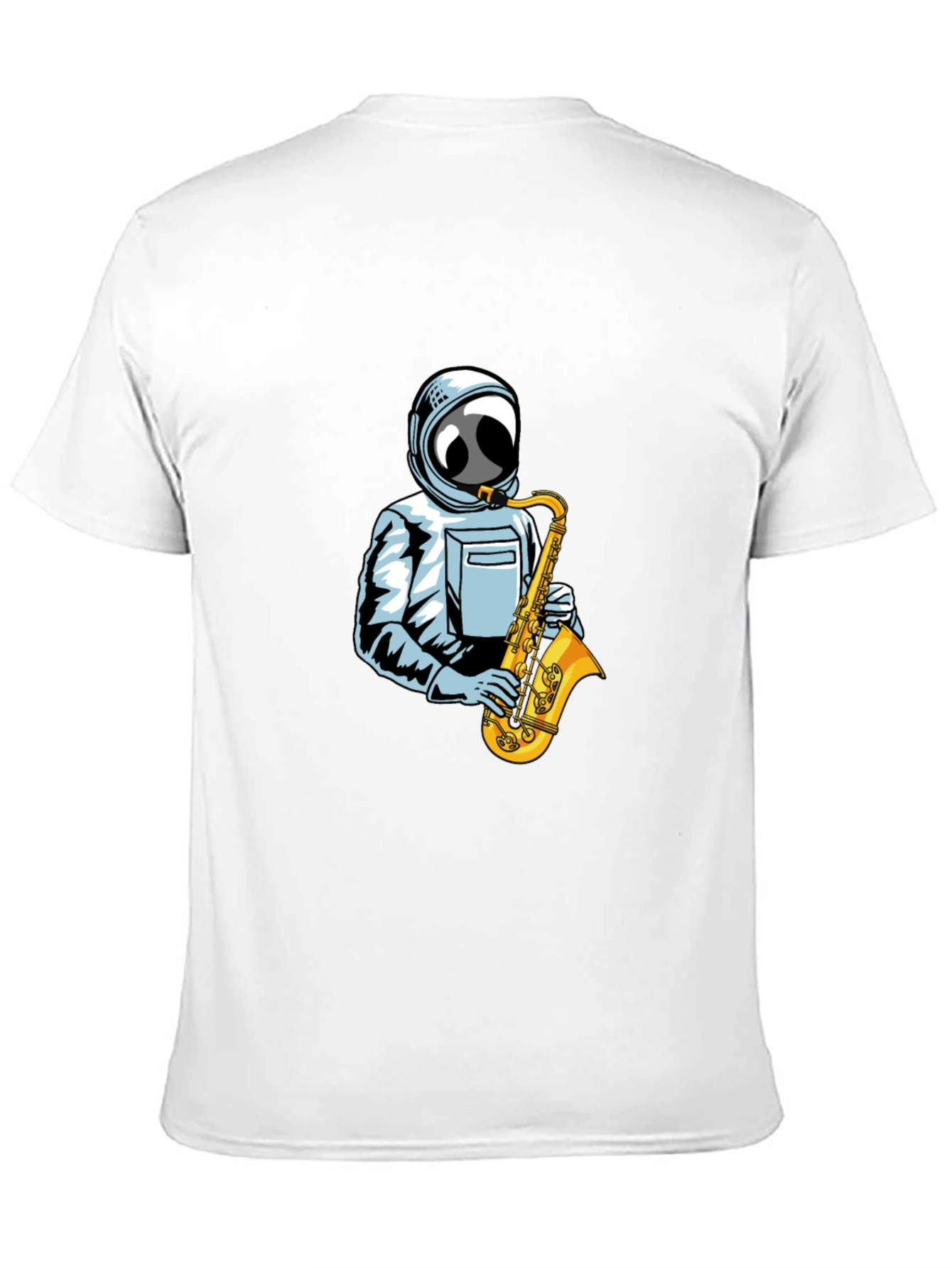 Astronaut Saxophone T-Shirt - Space Music Tee