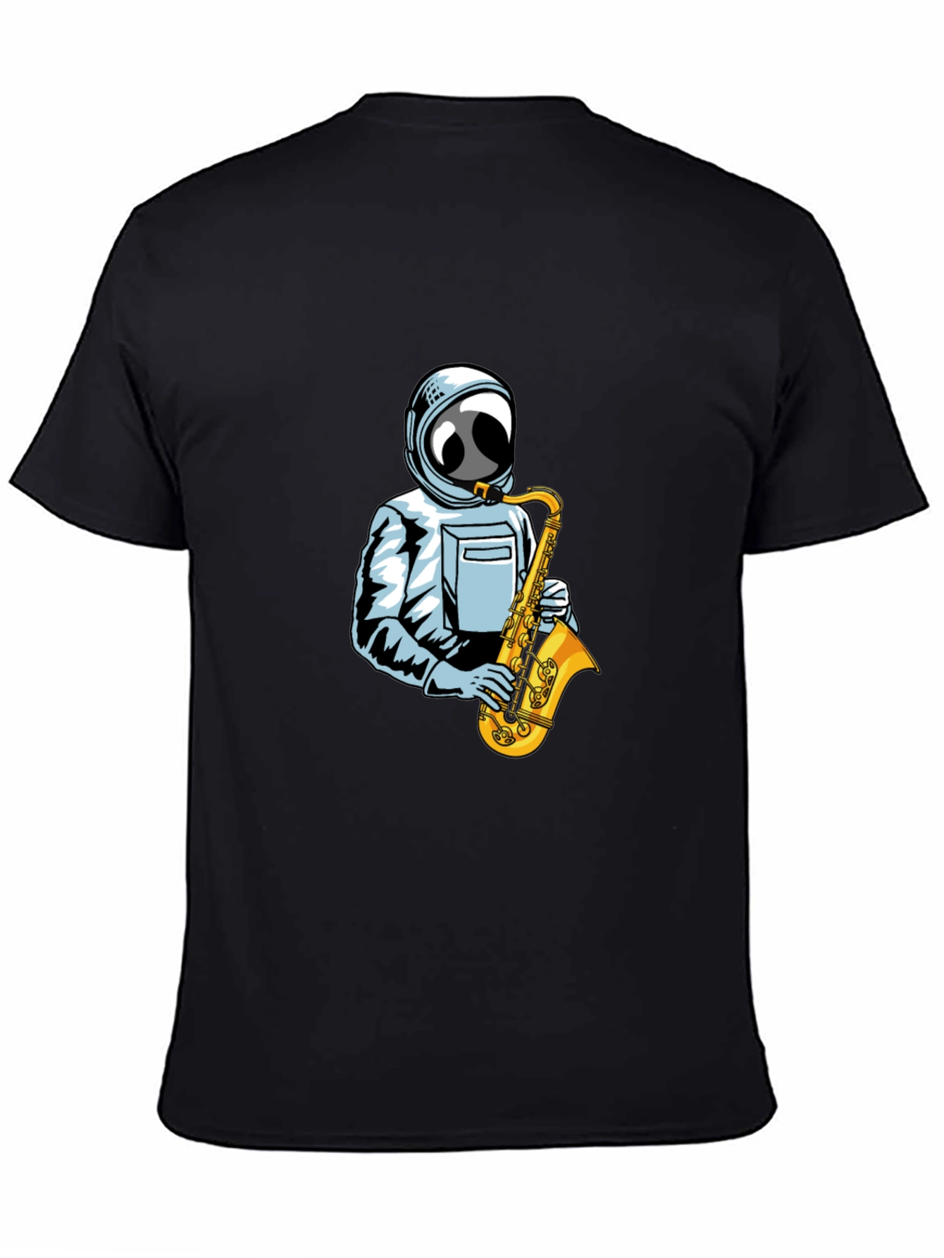 Astronaut Saxophone T-Shirt - Space Music Tee