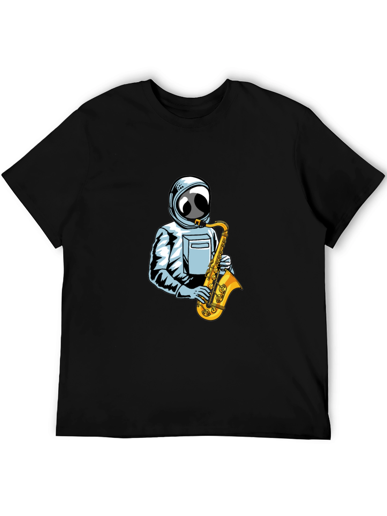 Astronaut Saxophone T-Shirt - Space Music Tee