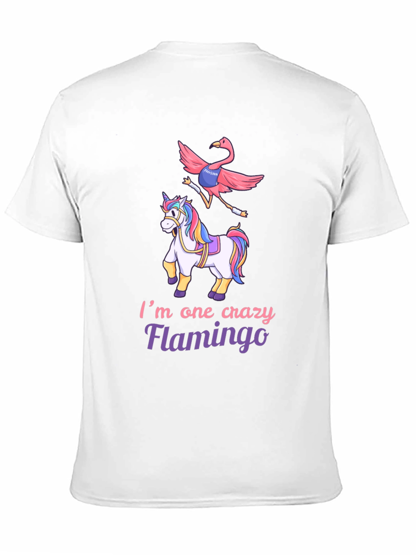 Crazy Flamingo Unicorn T-Shirt