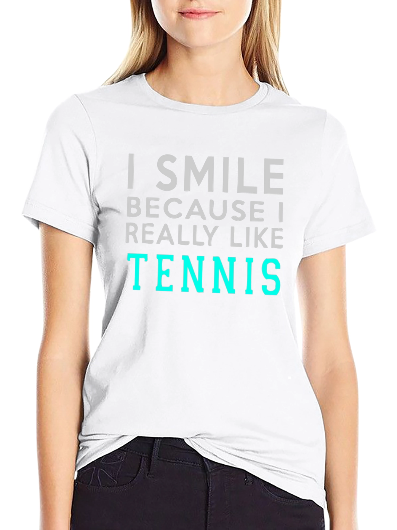 I Smile Because I Like Tennis T-Shirt