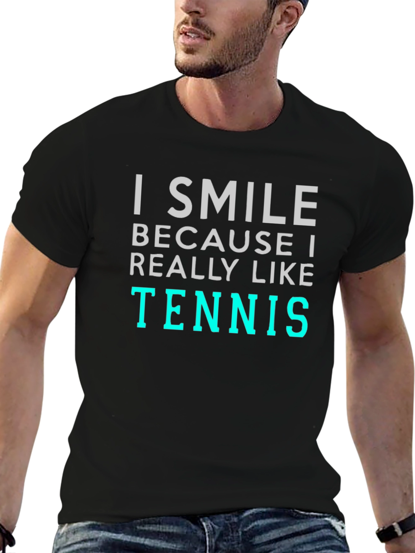 I Smile Because I Like Tennis T-Shirt