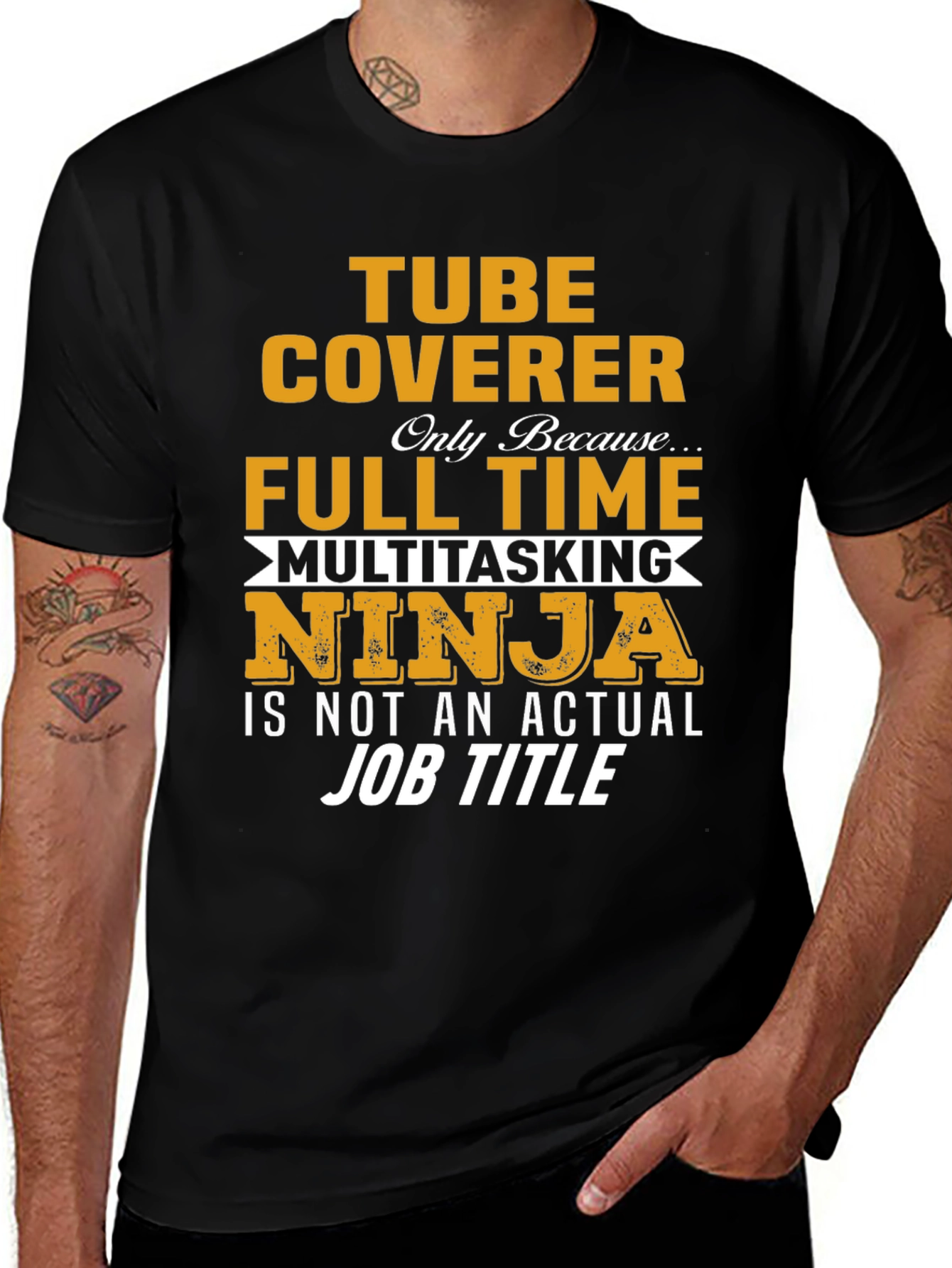 Tube Coverer Ninja Graphic Tee