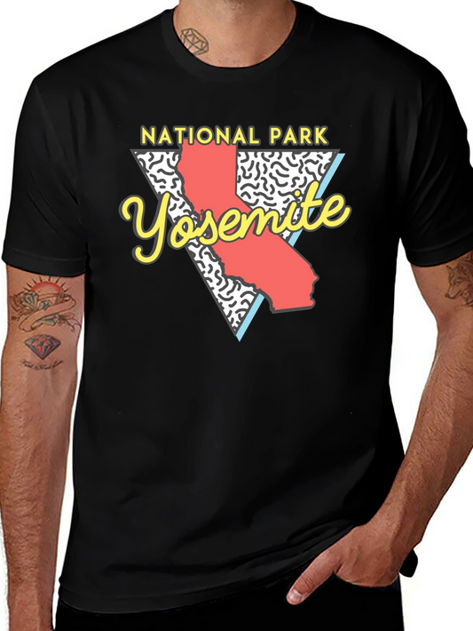 Yosemite National Park Retro T-Shirt
