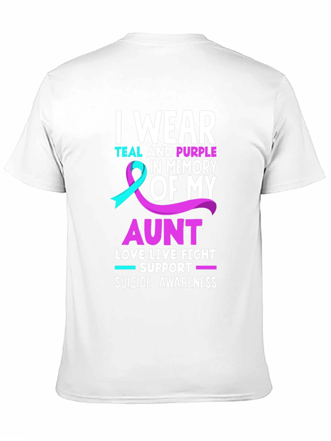Teal & Purple Suicide Awareness T-Shirt