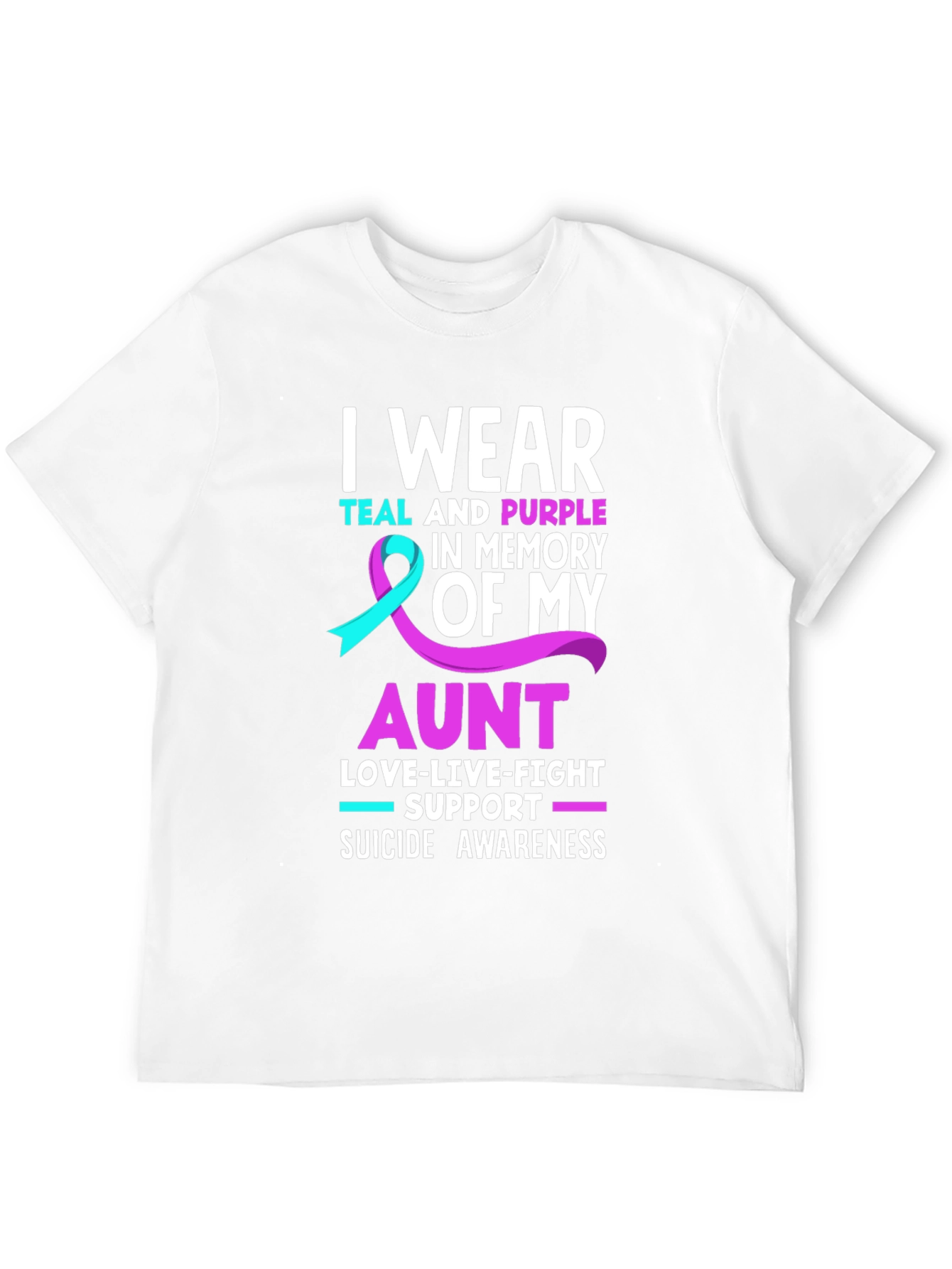 Teal & Purple Suicide Awareness T-Shirt