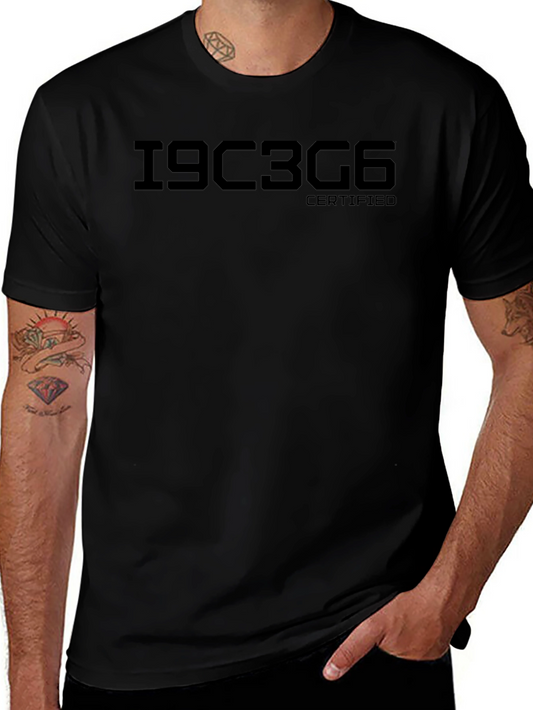 I9C3G6 Certified Black T-Shirt