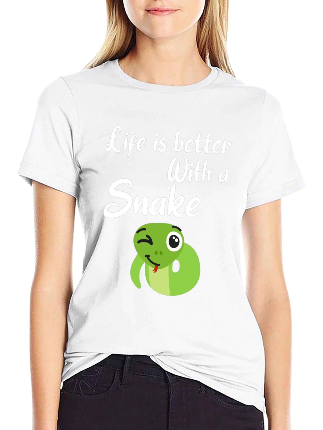 Life is Better with a Snake Graphic Tee