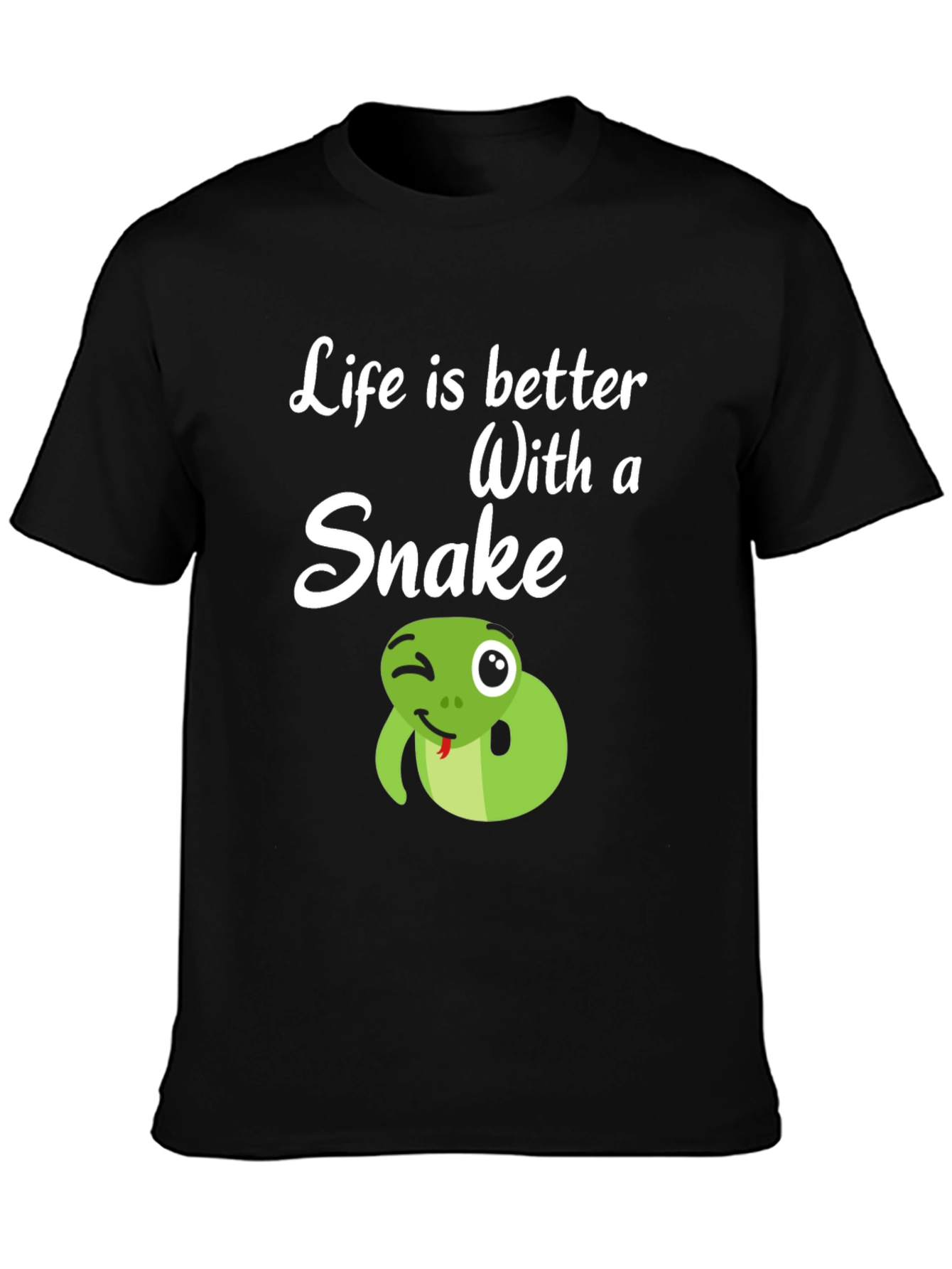Life is Better with a Snake Graphic Tee