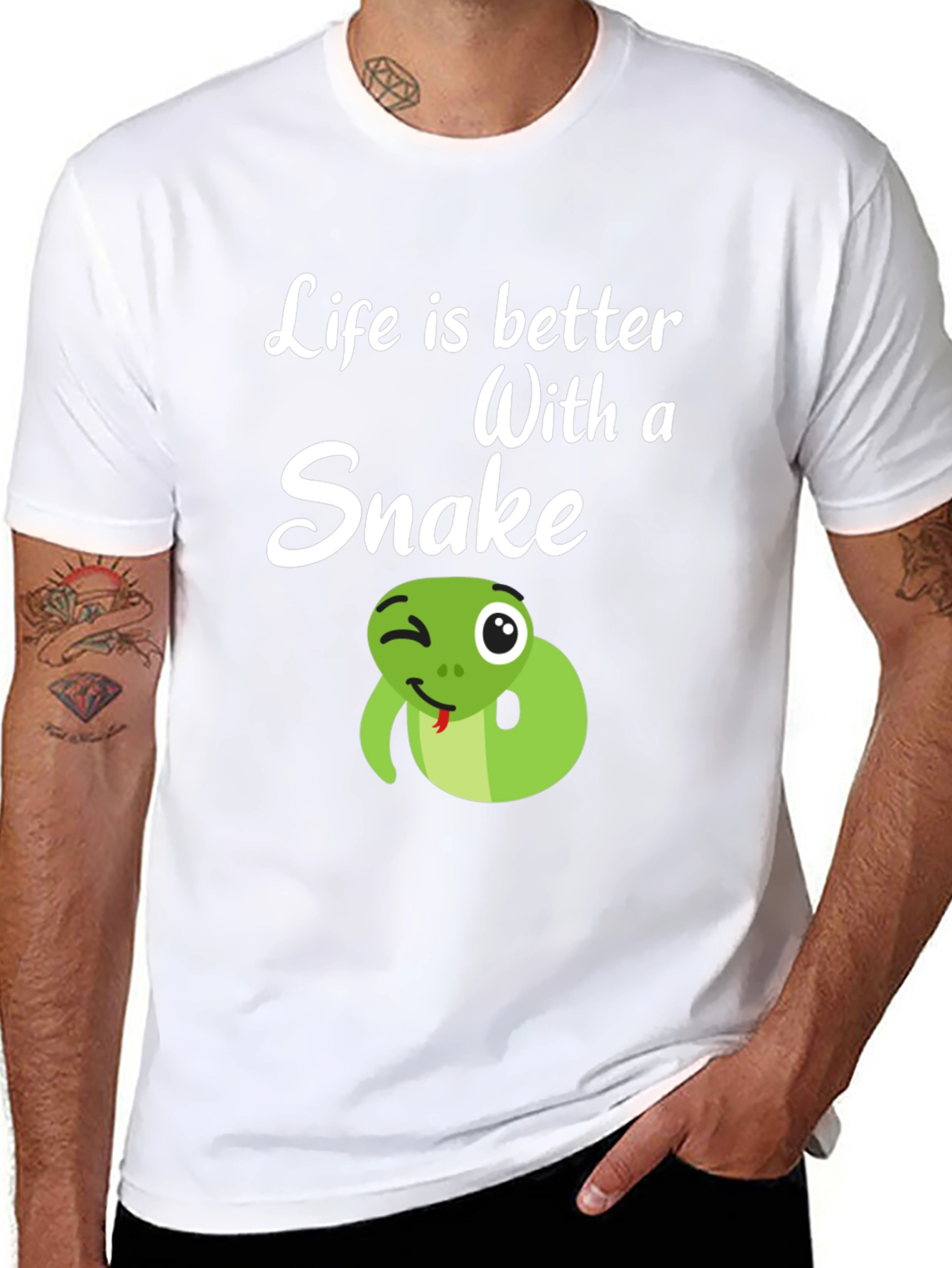 Life is Better with a Snake Graphic Tee