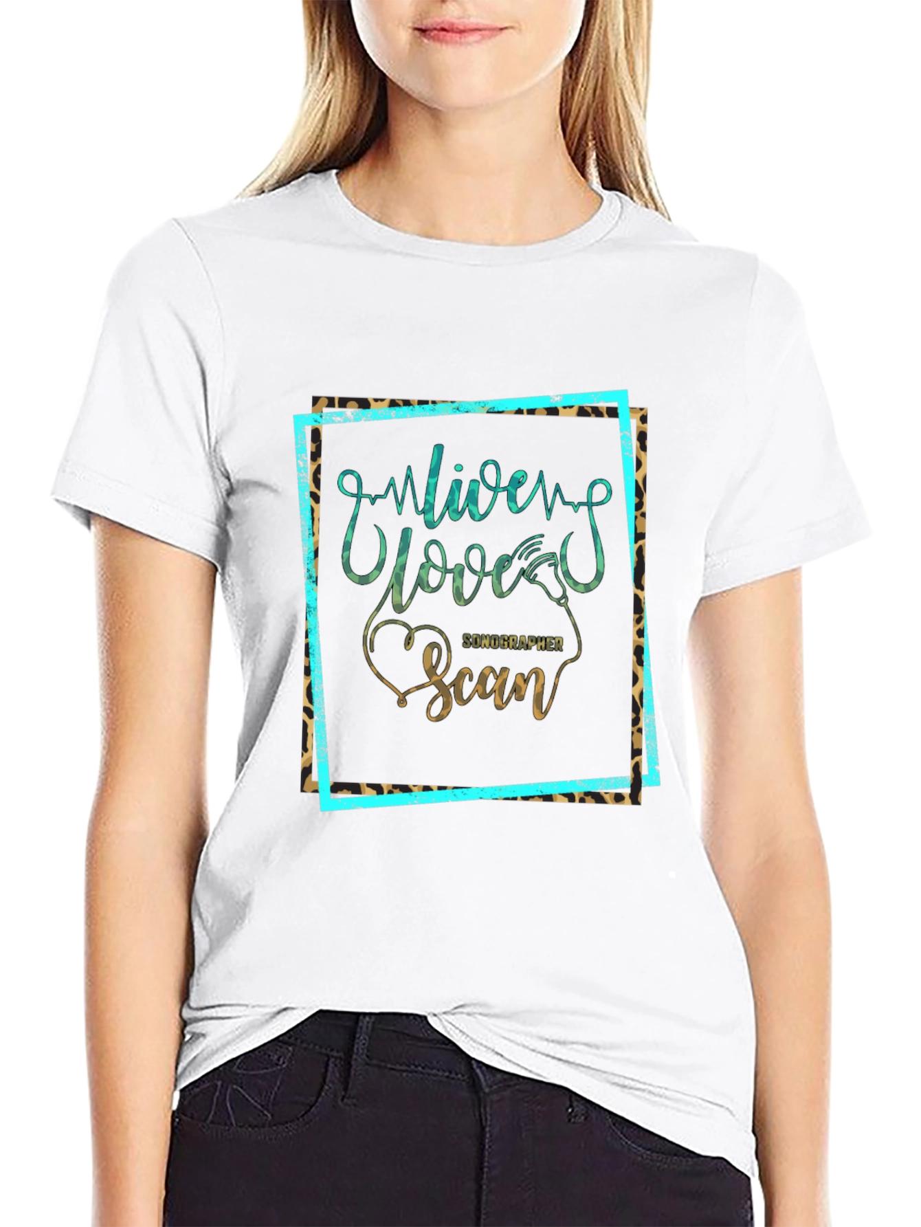 Live Love Scan Sonographer T-Shirt