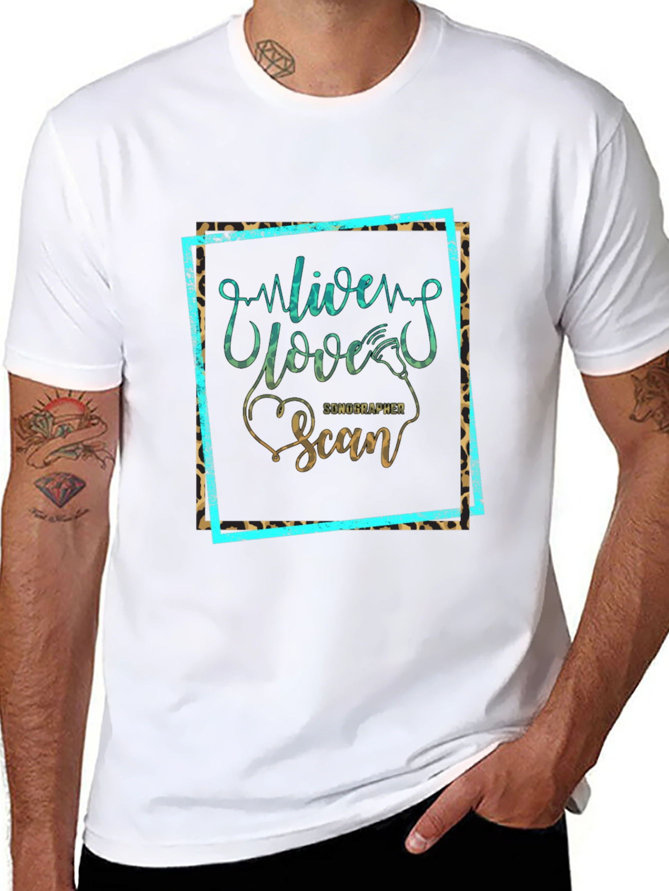 Live Love Scan Sonographer T-Shirt