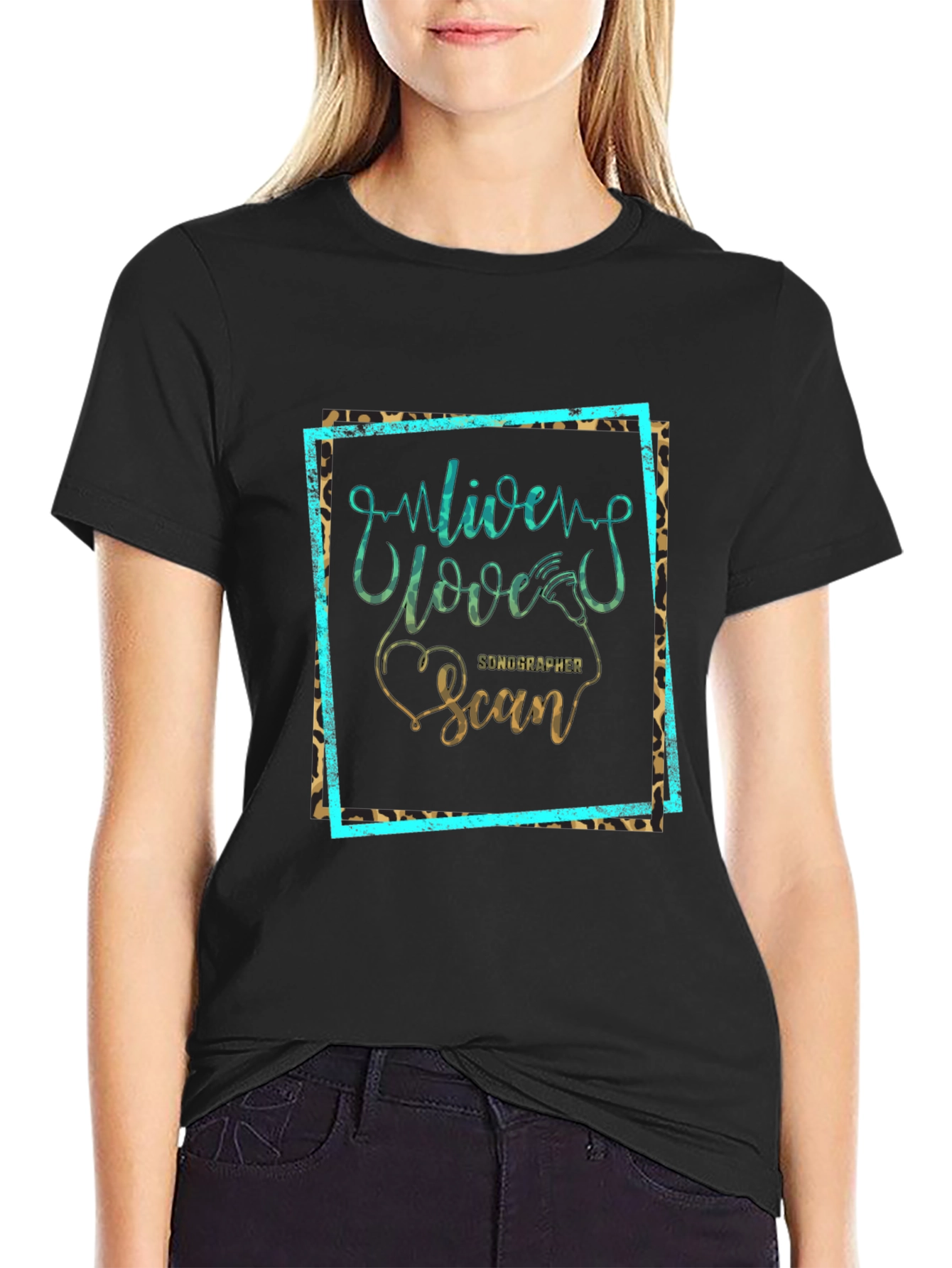 Live Love Scan Sonographer T-Shirt