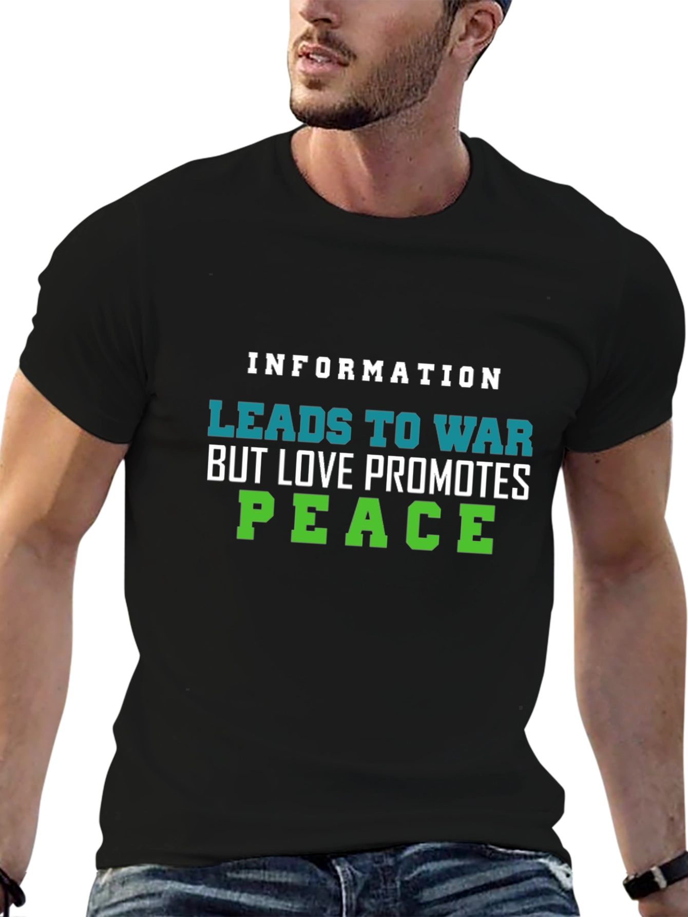 Information Leads to War Graphic T-Shirt