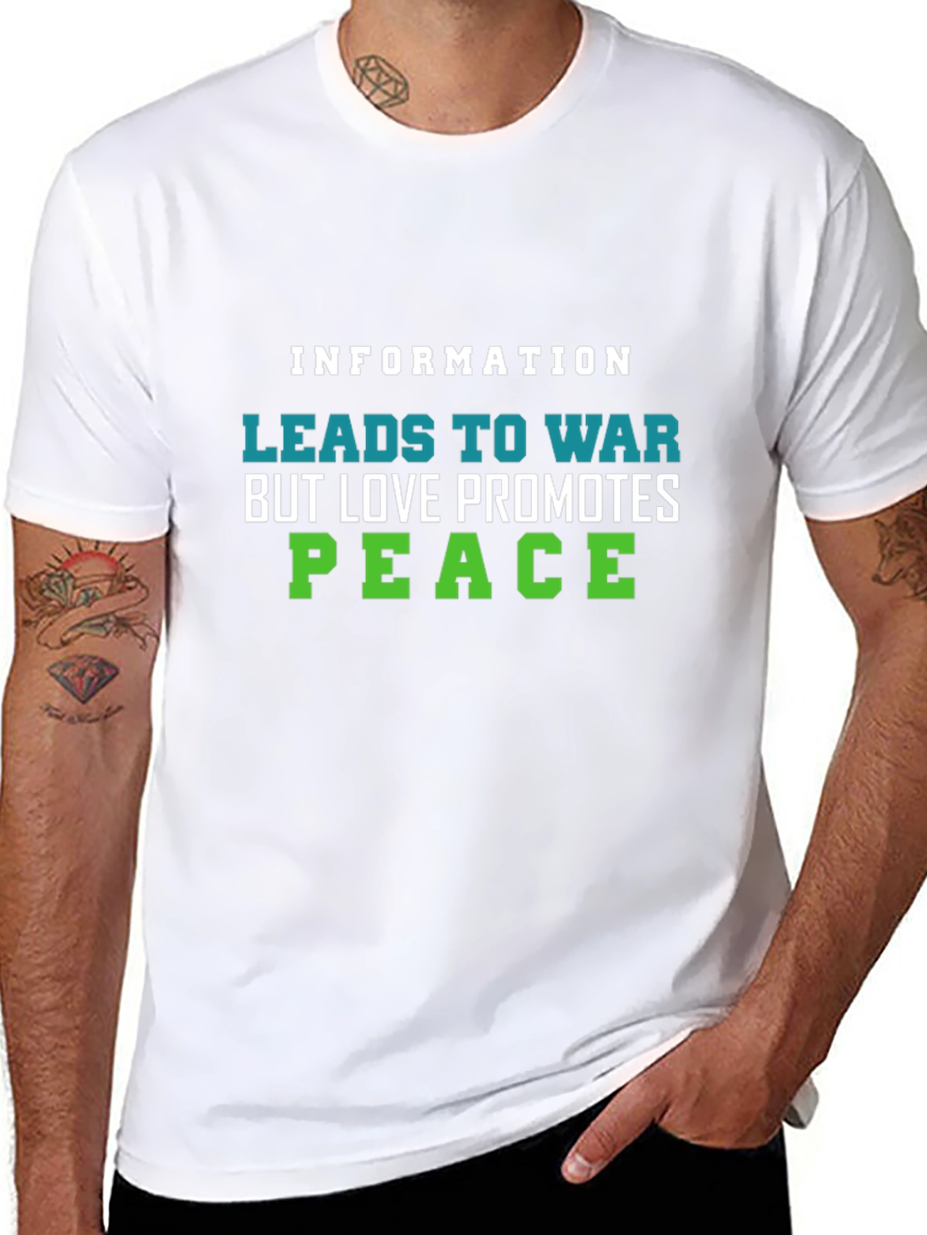 Information Leads to War Graphic T-Shirt