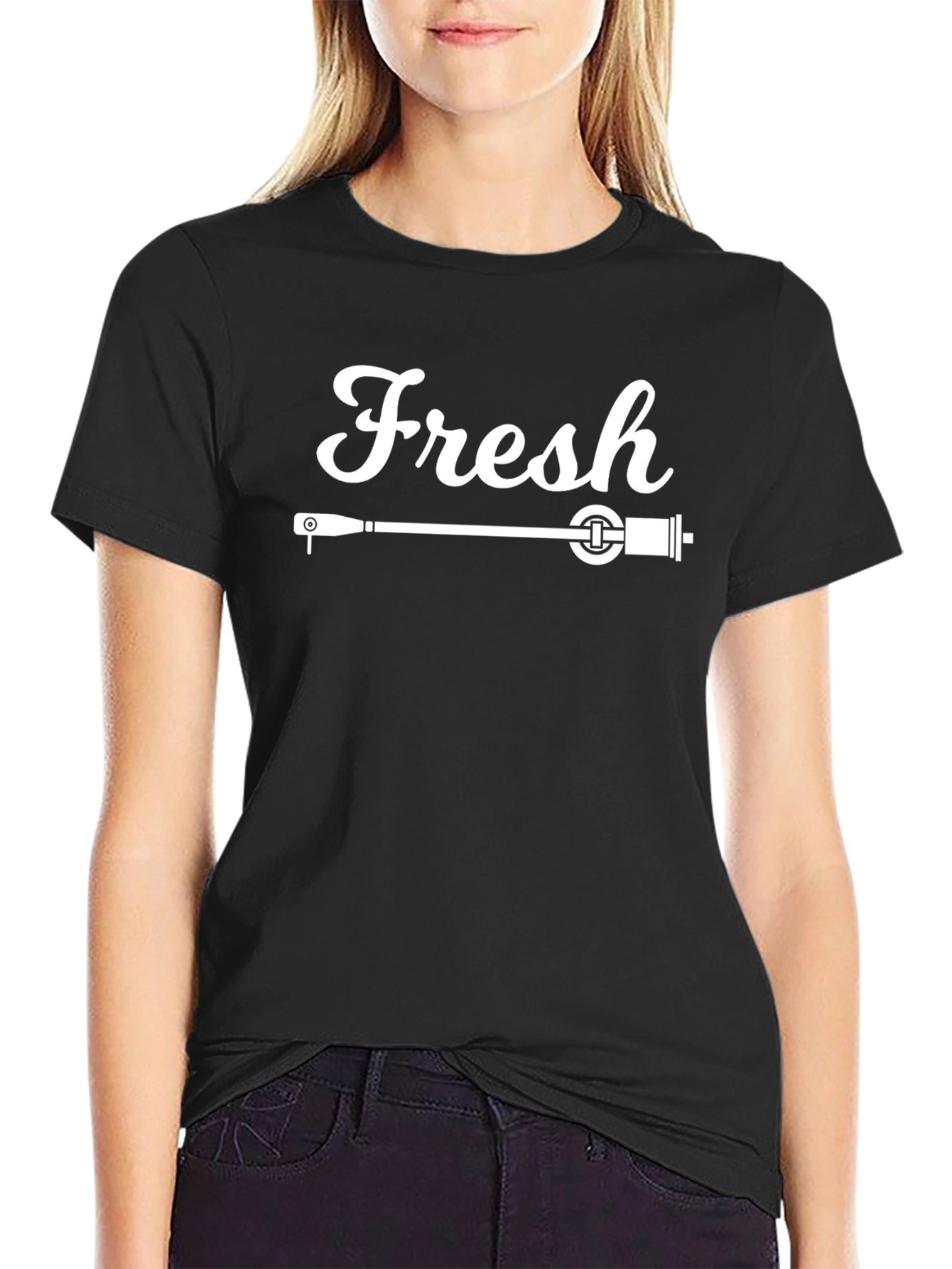 Fresh Turntable T-Shirt - Cool DJ Music Tee