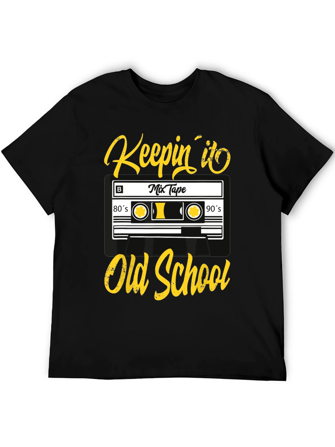 Keepin it Old School Cassette Tape Graphic Tee