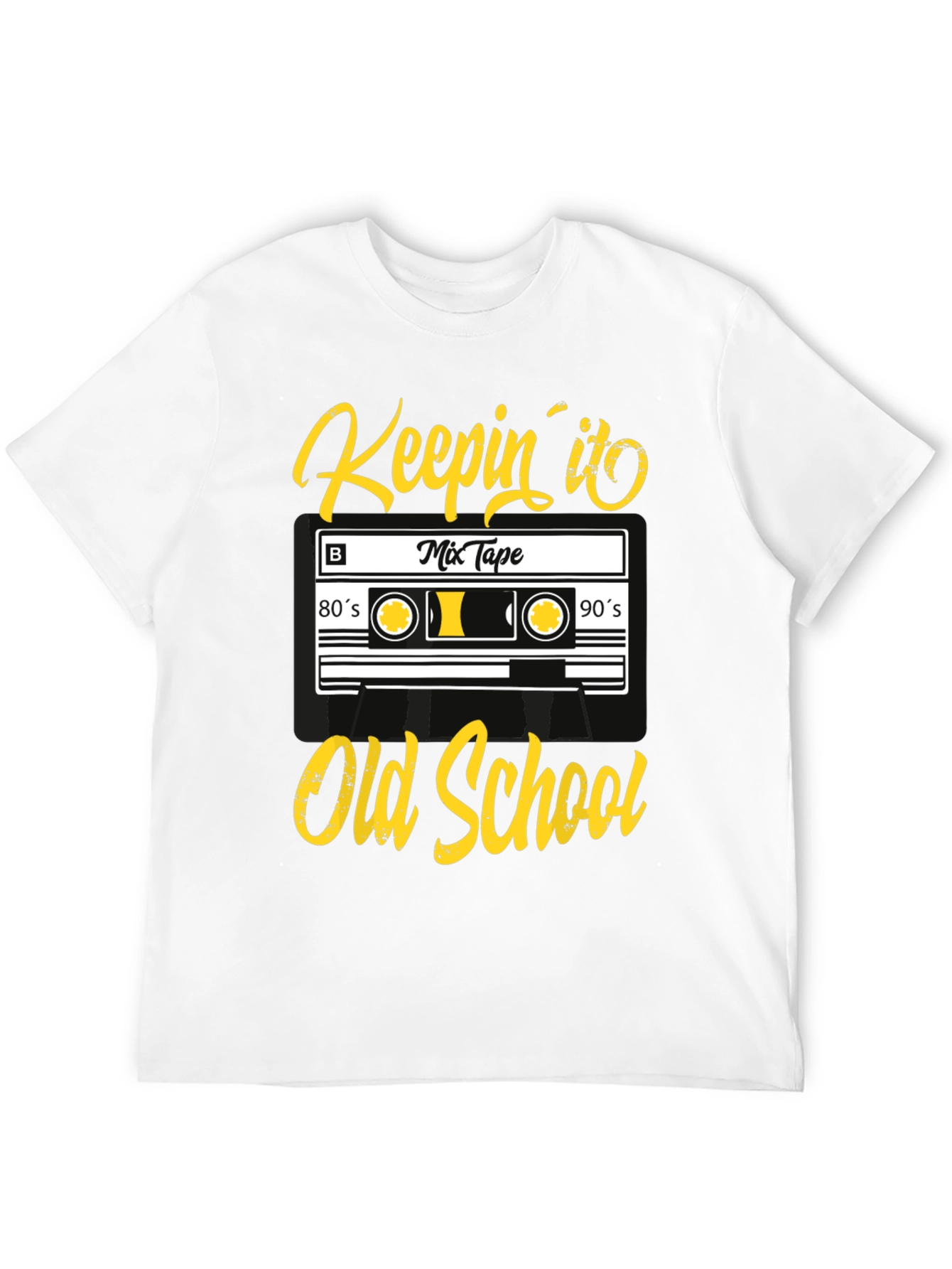 Keepin it Old School Cassette Tape Graphic Tee