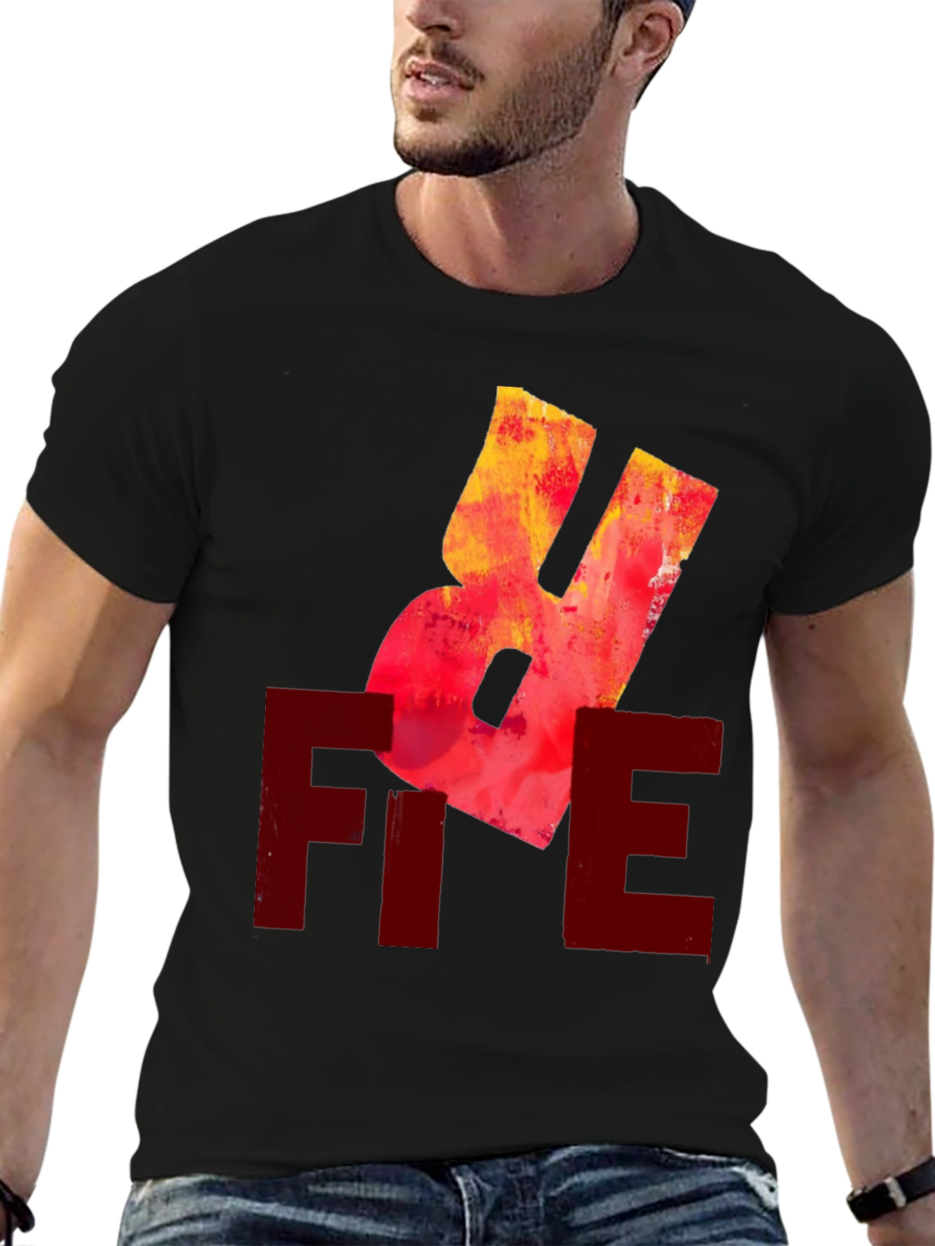 Abstract Graphic Tee - Modern Style