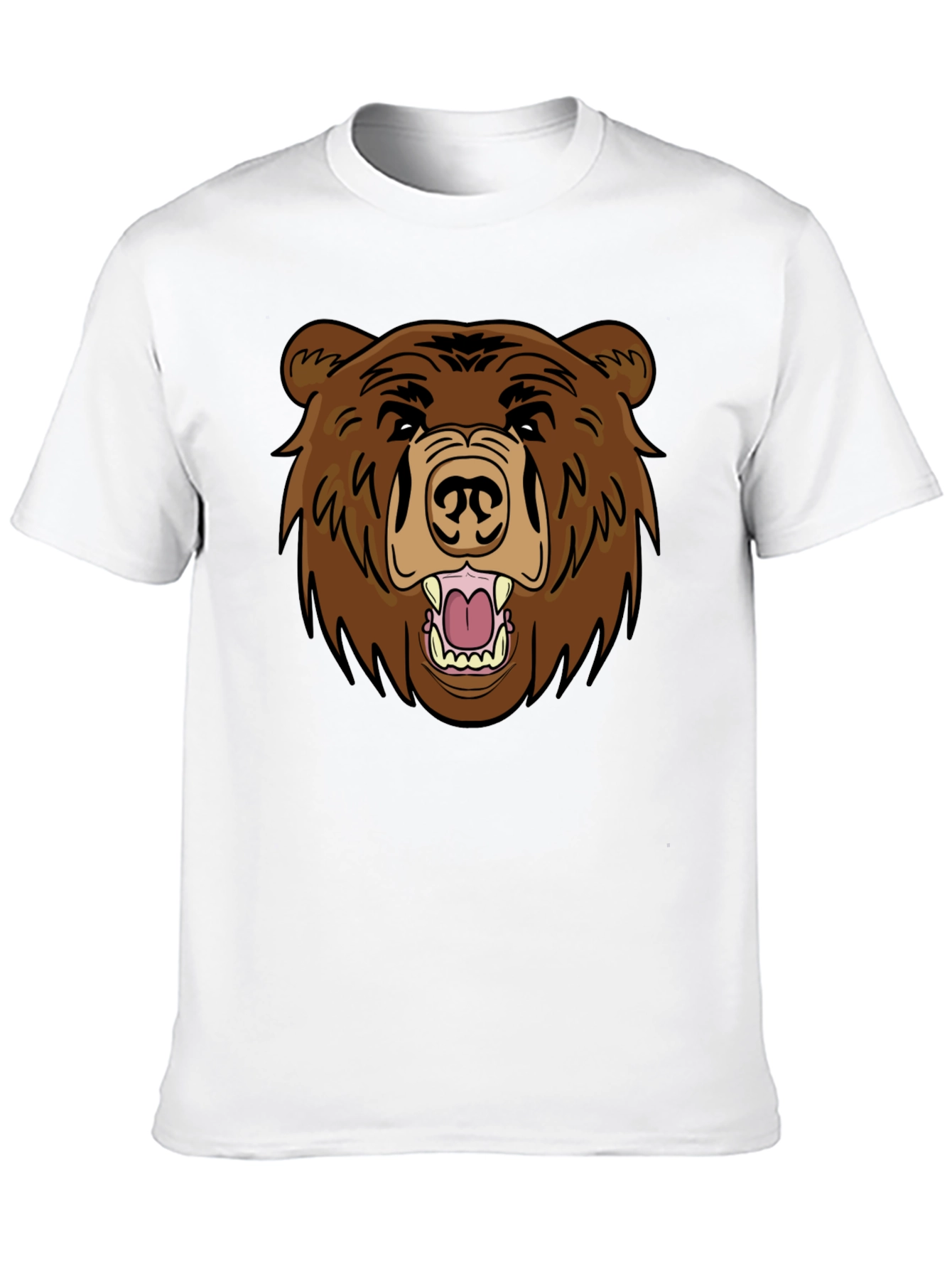 Bear Graphic Tee - Mens Black T-Shirt