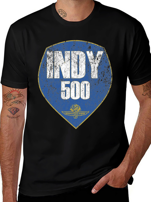 Indy 500 Graphic T-Shirt - Vintage Style