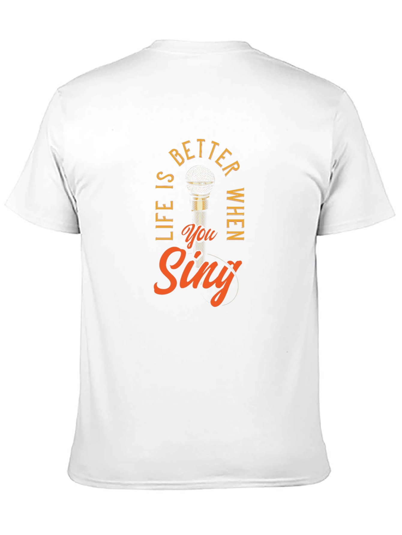 Life Is Better When You Sing Black T-Shirt