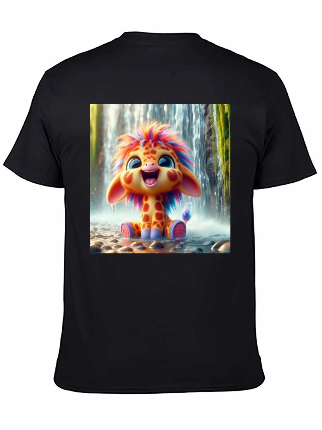 Cute Cartoon Giraffe Unisex T-Shirt