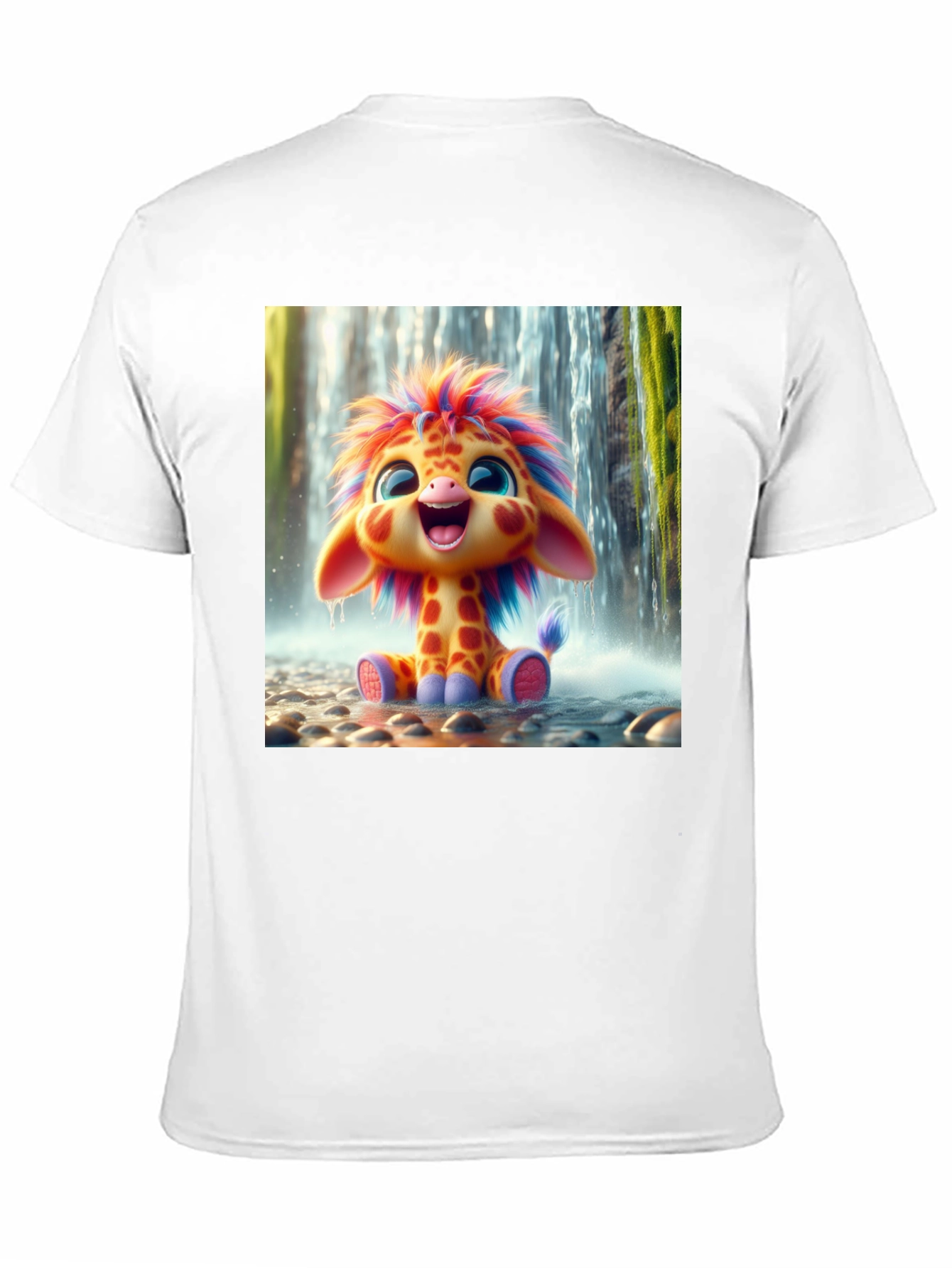 Cute Cartoon Giraffe Unisex T-Shirt