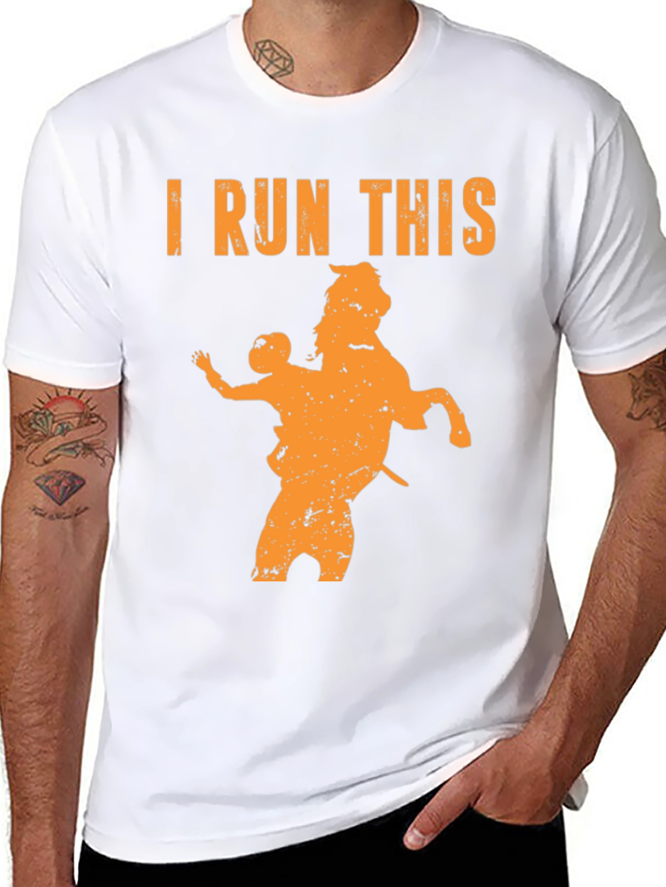 I Run This Graphic Tee - Novelty Mens T-Shirt