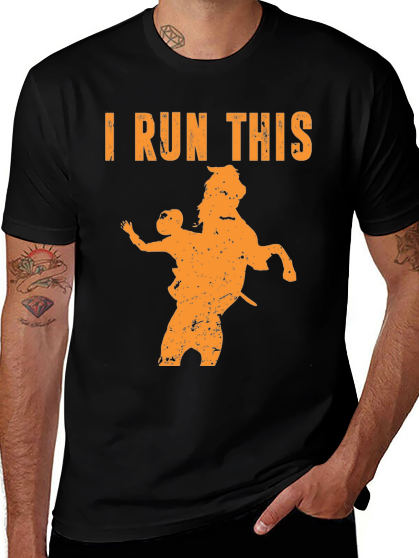 I Run This Graphic Tee - Novelty Mens T-Shirt