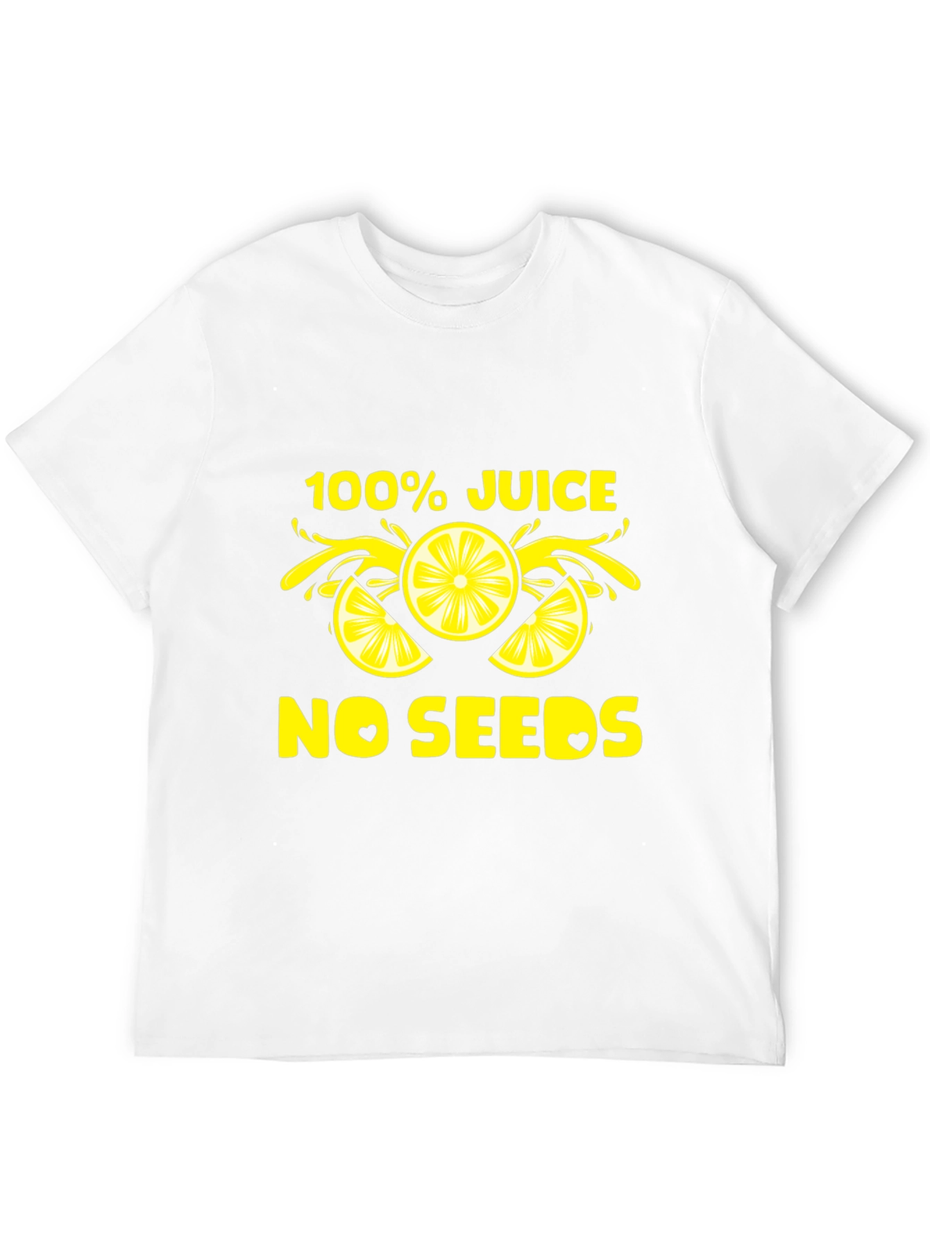100% Juice No Seeds T-Shirt - Black