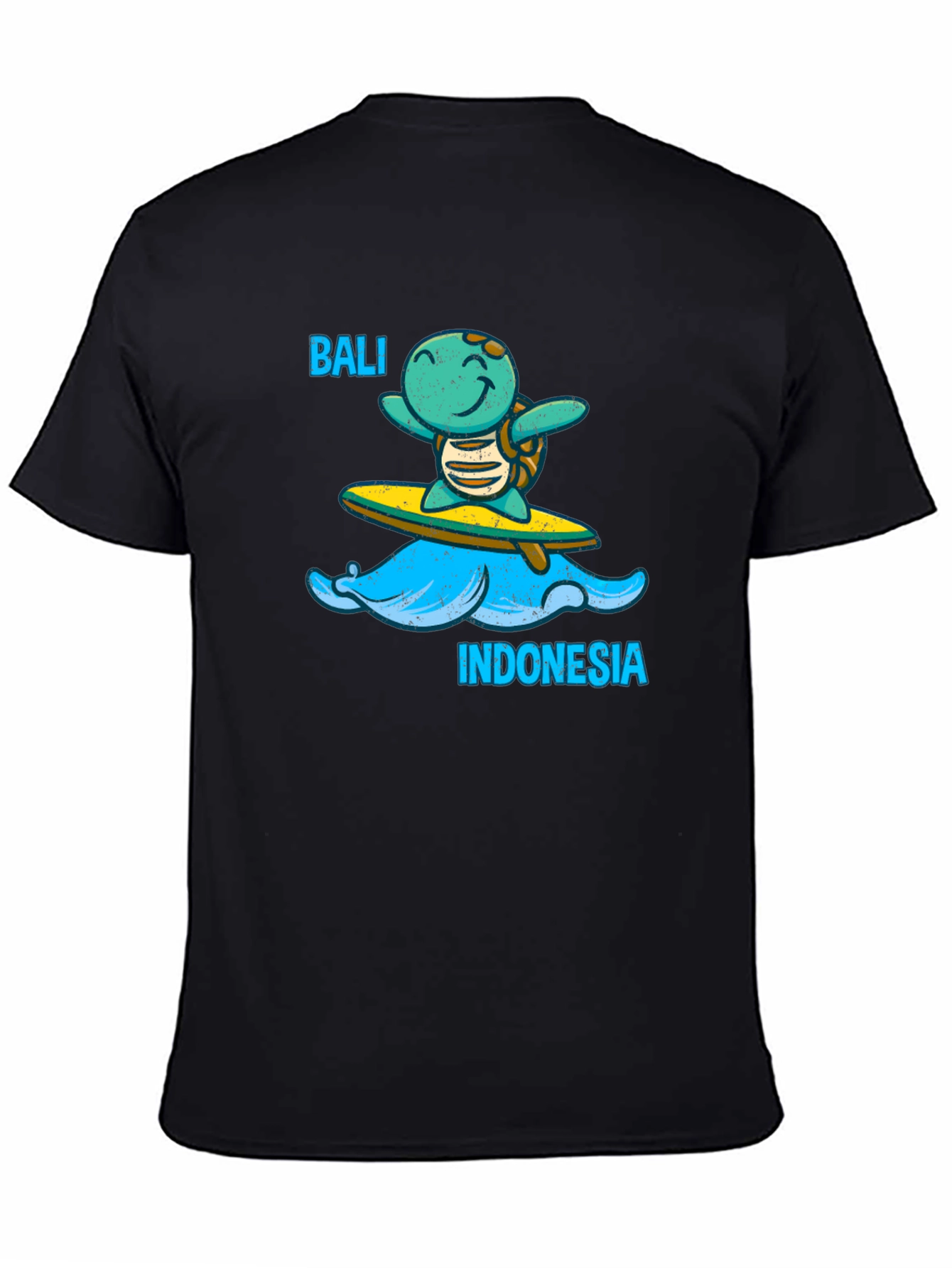 Bali Indonesia Turtle Surf T-Shirt