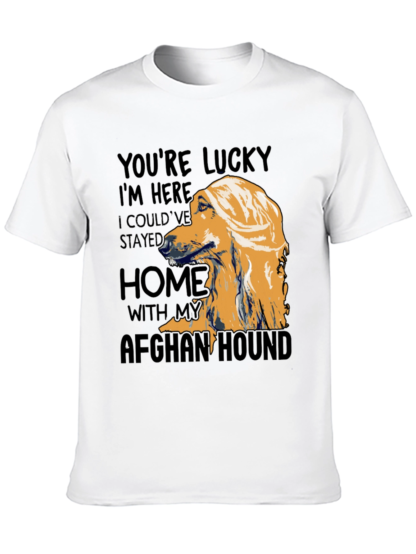 Afghan Hound Graphic T-Shirt