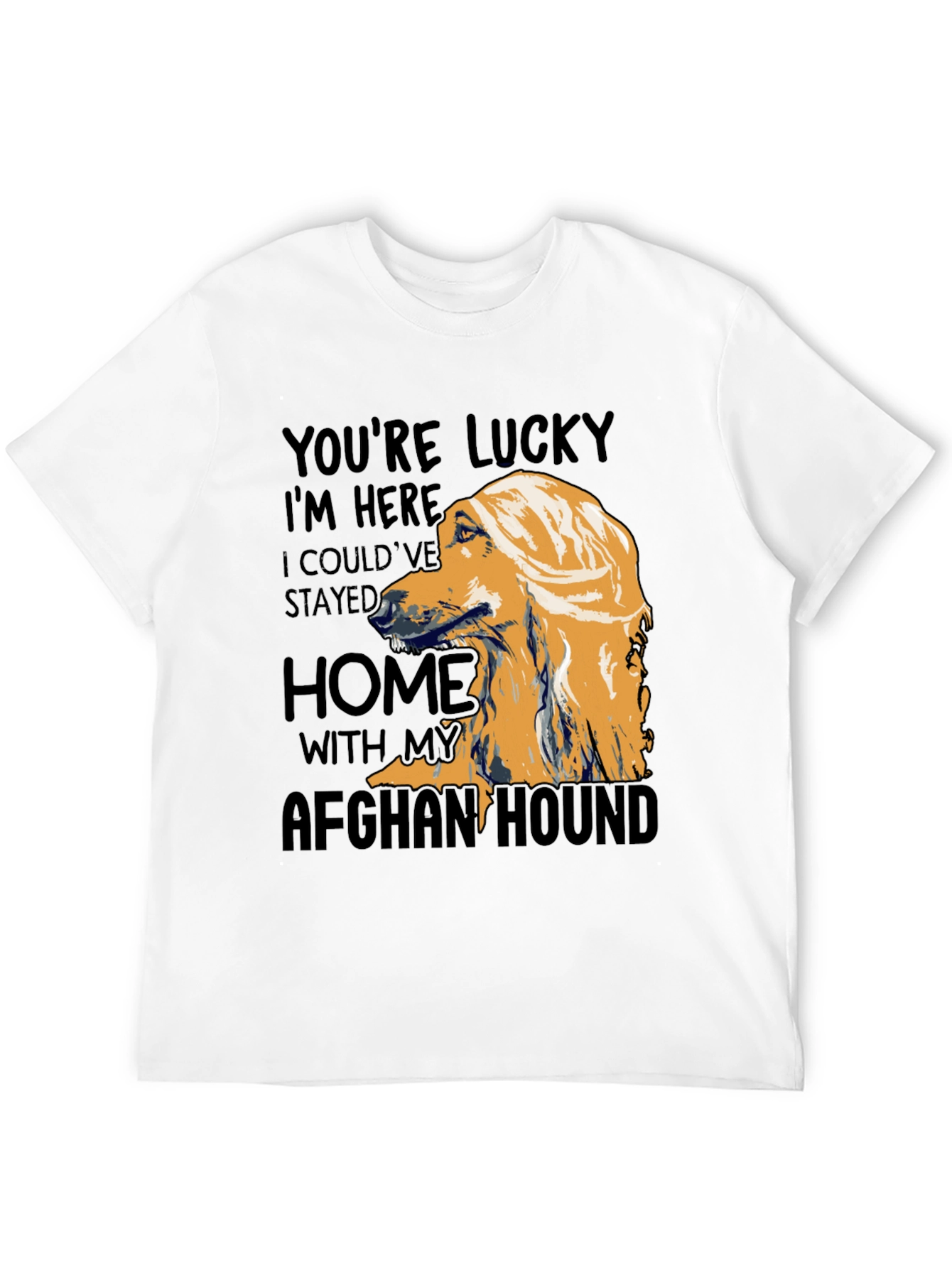 Afghan Hound Graphic T-Shirt