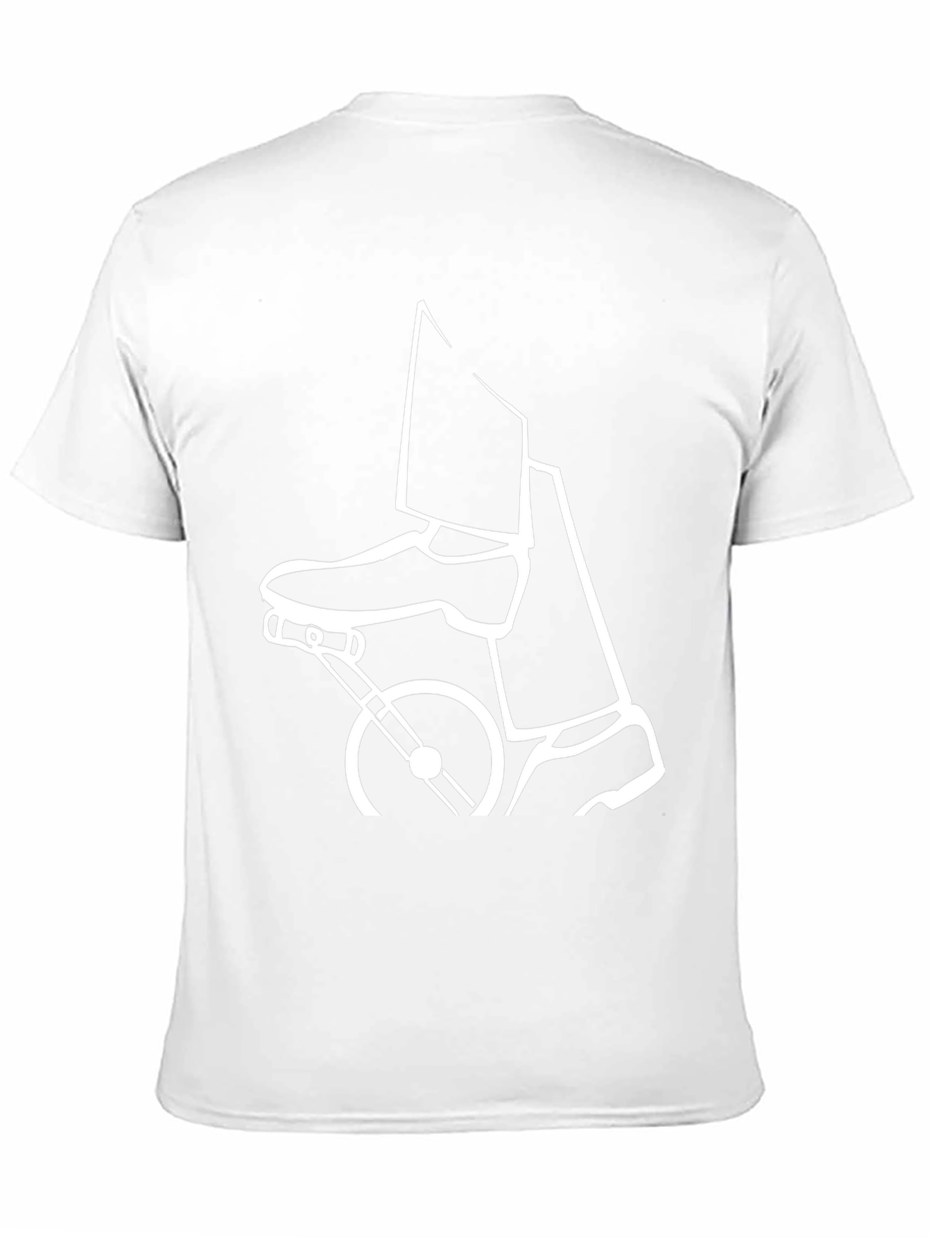 Stylish Black T-Shirt - Penny Farthing Design