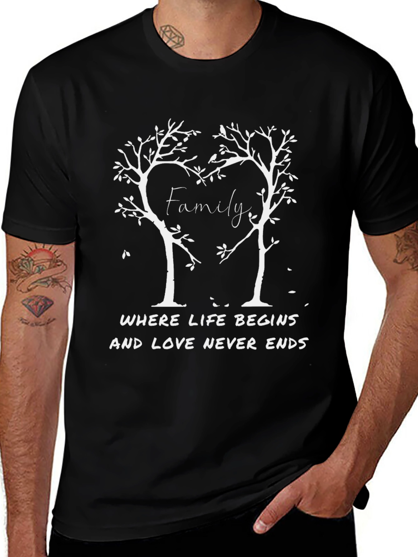 Family Love Tree Graphic Tee