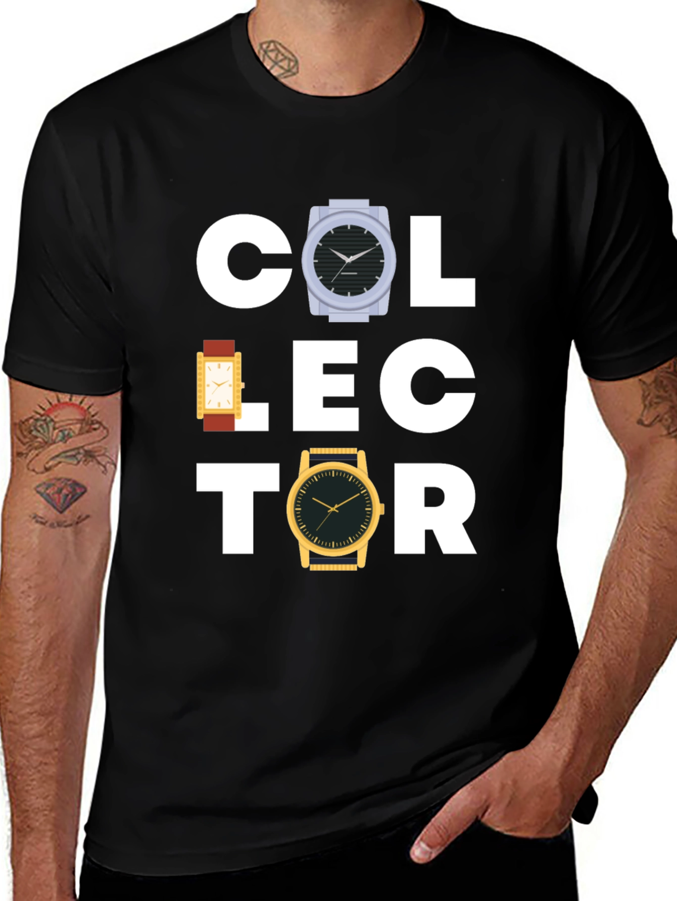 Watch Collector Graphic Tee - Stylish & Unique
