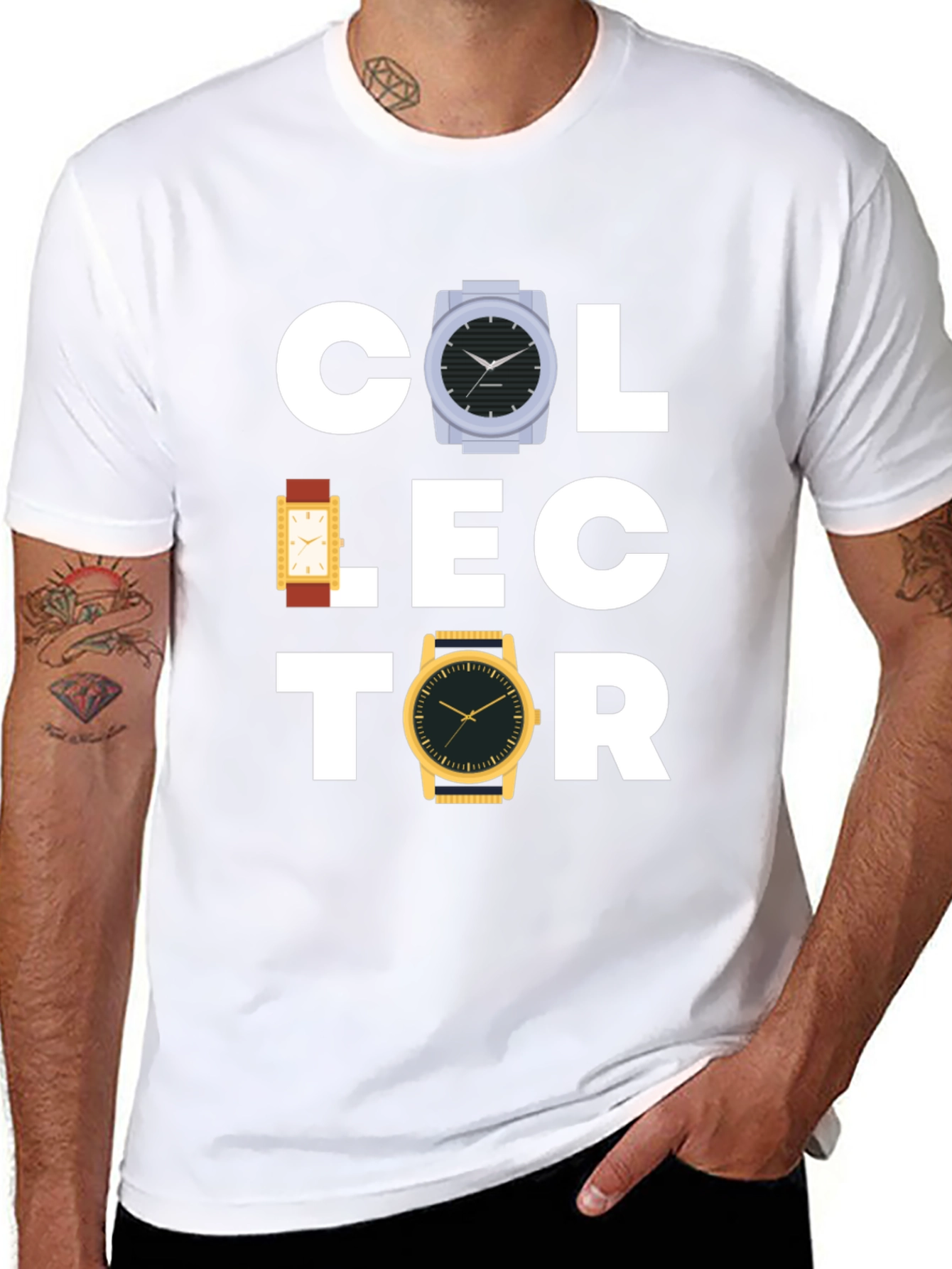 Watch Collector Graphic Tee - Stylish & Unique