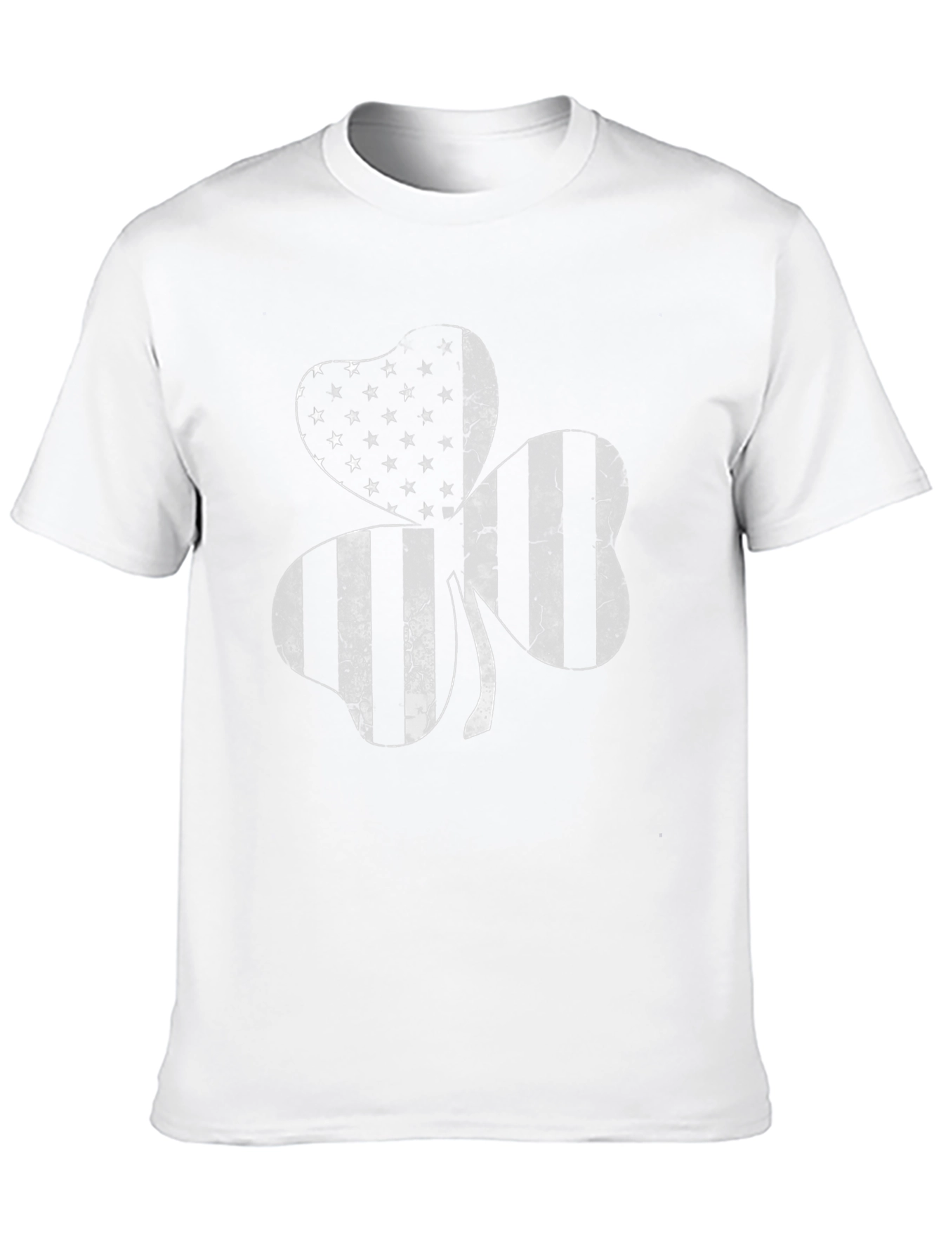 Irish American Flag Shamrock T-Shirt