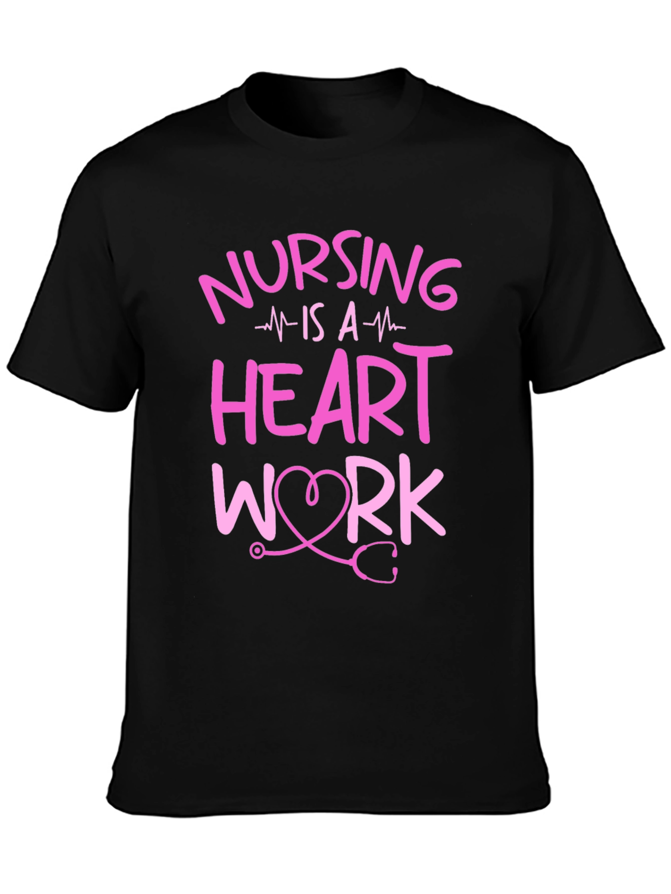 Nursing is a Heart Work T-Shirt
