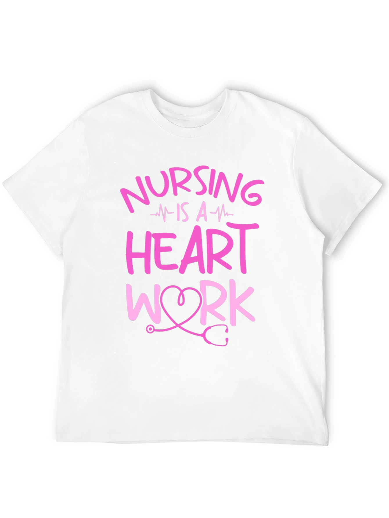 Nursing is a Heart Work T-Shirt