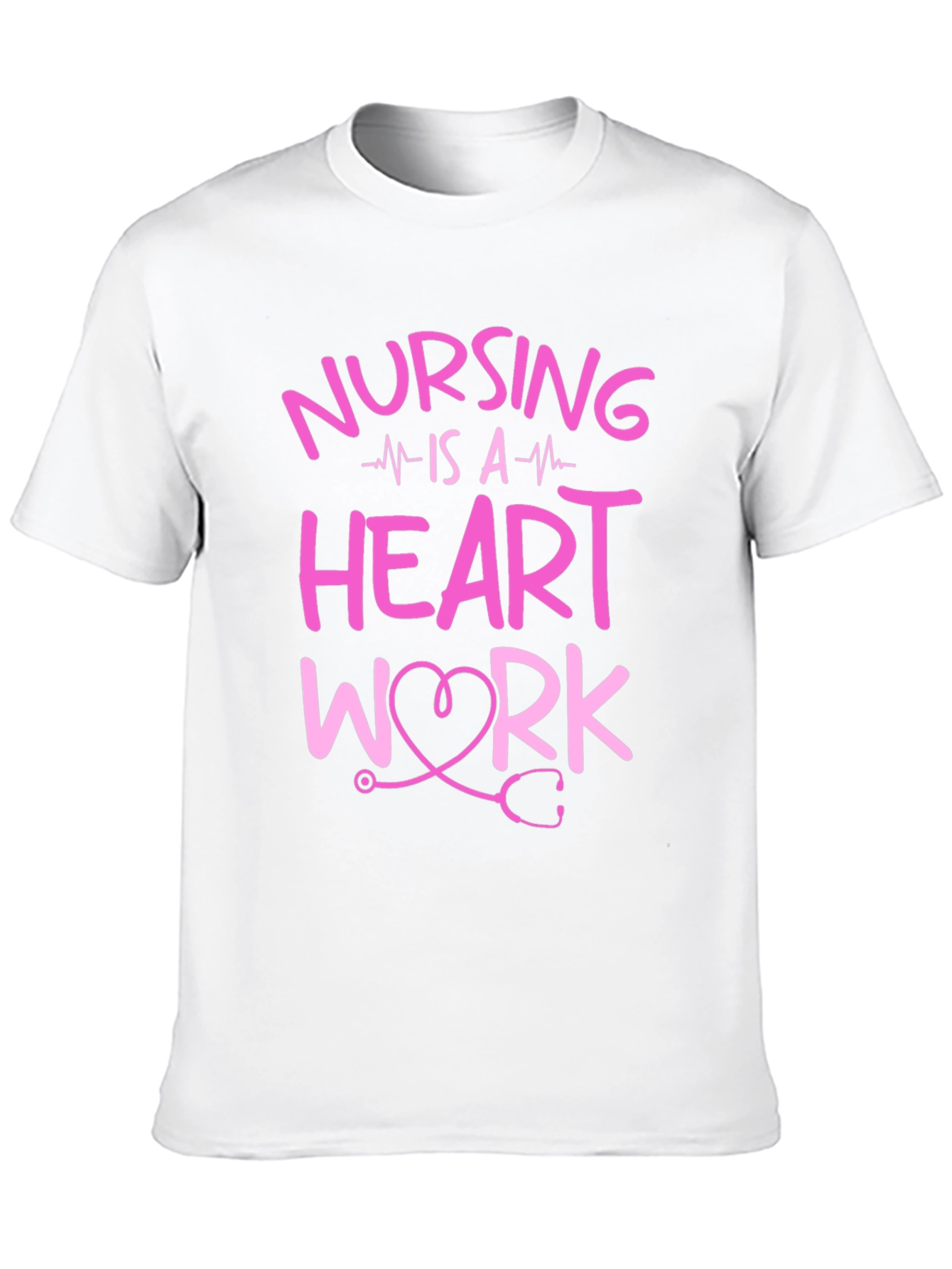 Nursing is a Heart Work T-Shirt