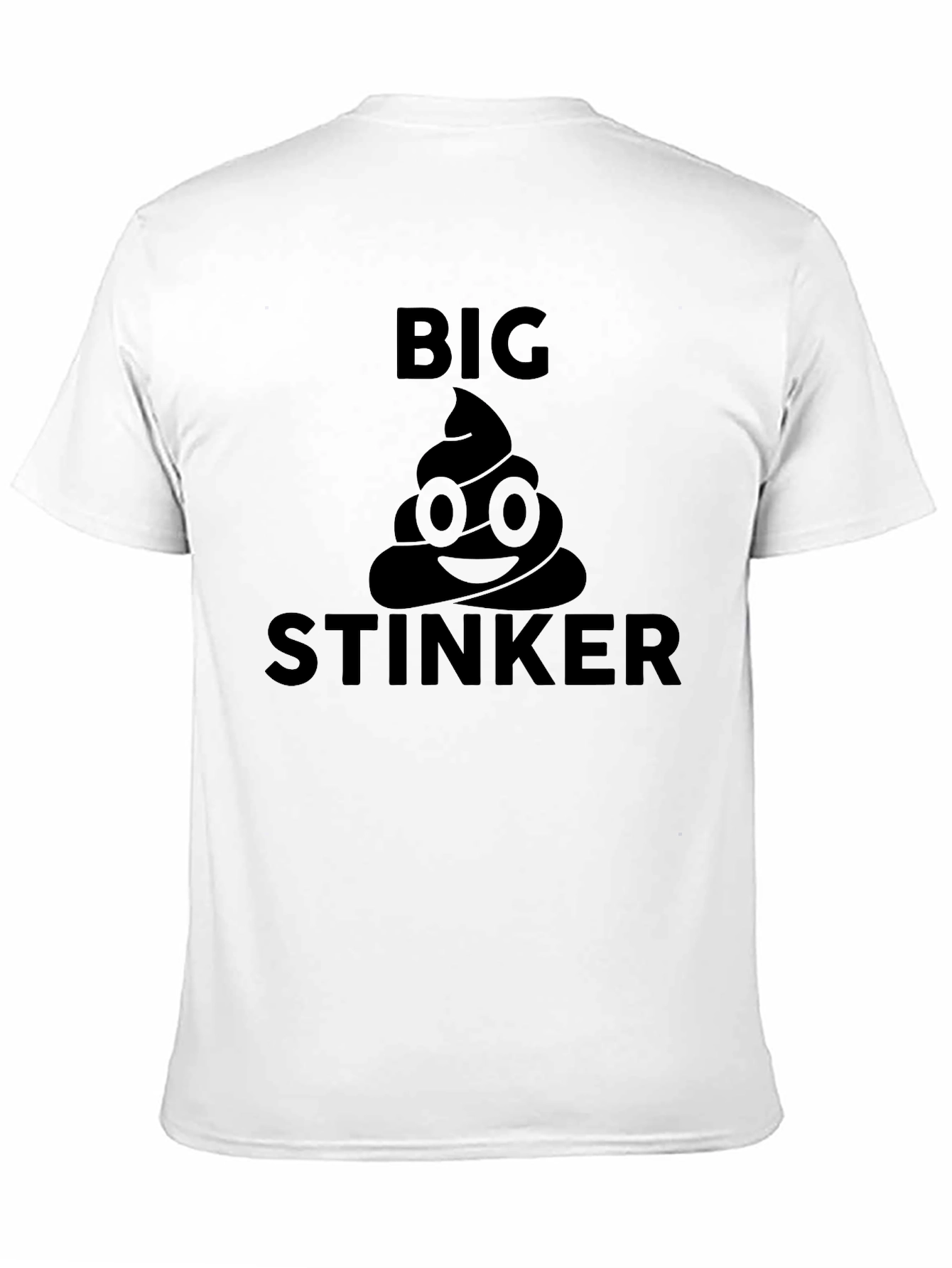 Big Stinker Emoji Graphic Tee - Black