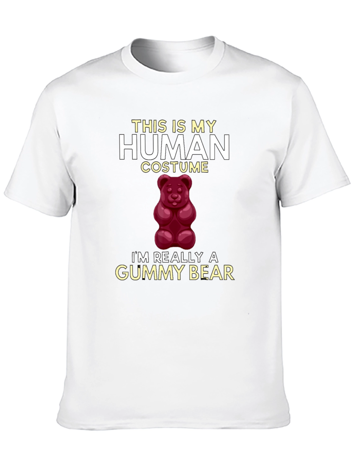 Human Costume Gummy Bear Graphic T-Shirt