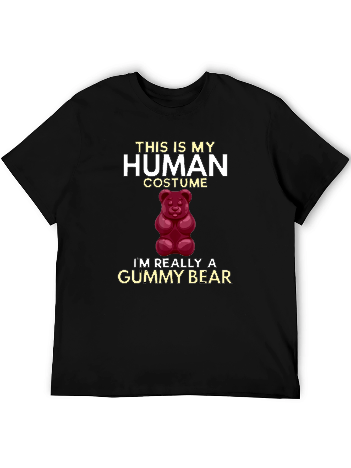 Human Costume Gummy Bear Graphic T-Shirt