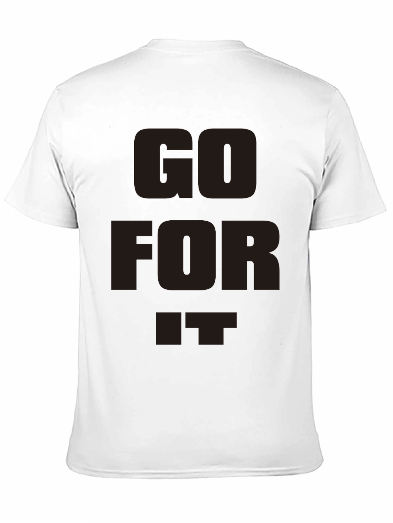 Go For It Black Graphic T-Shirt
