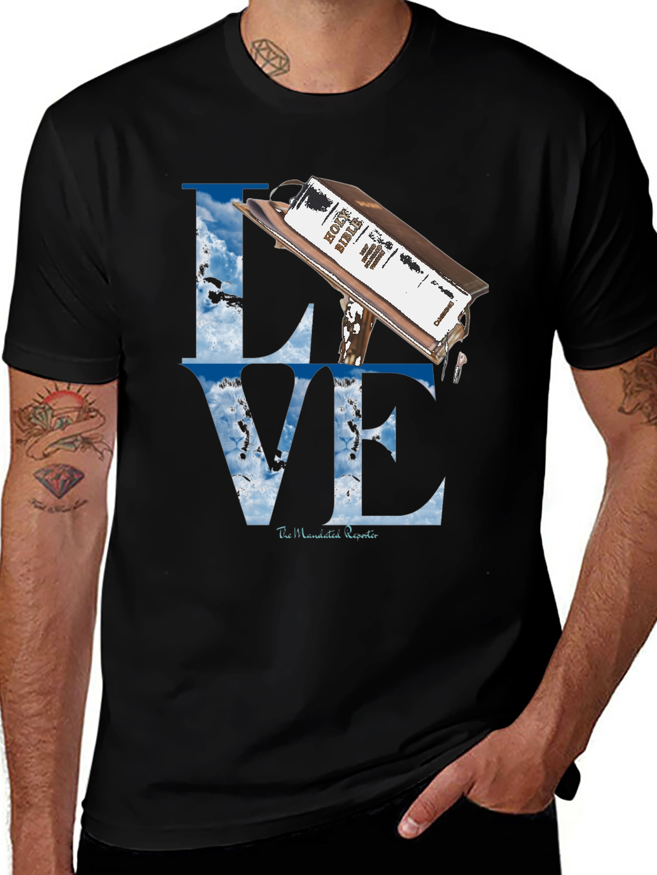 Love Bible T-Shirt - Religious Graphic Tee