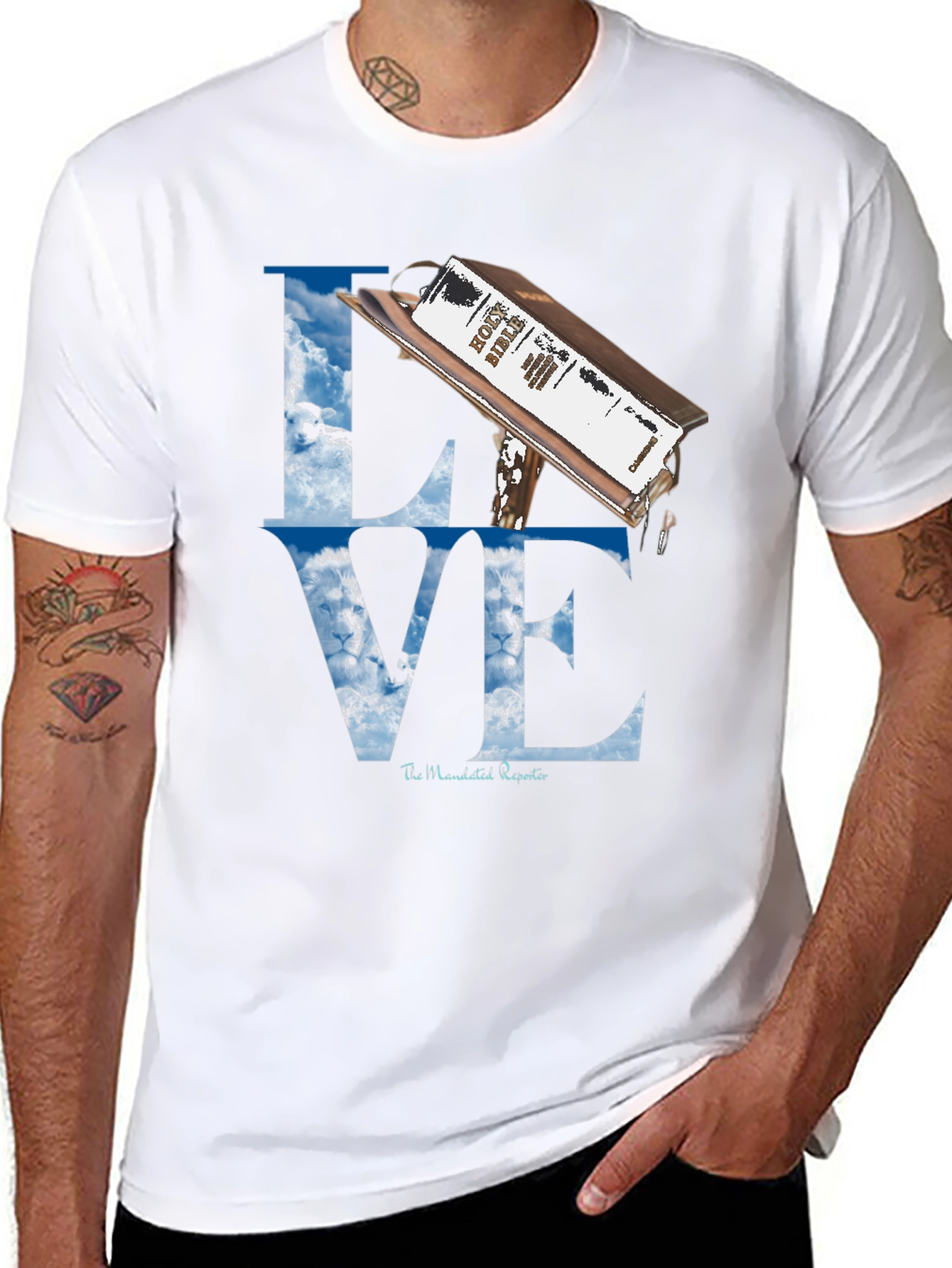 Love Bible T-Shirt - Religious Graphic Tee